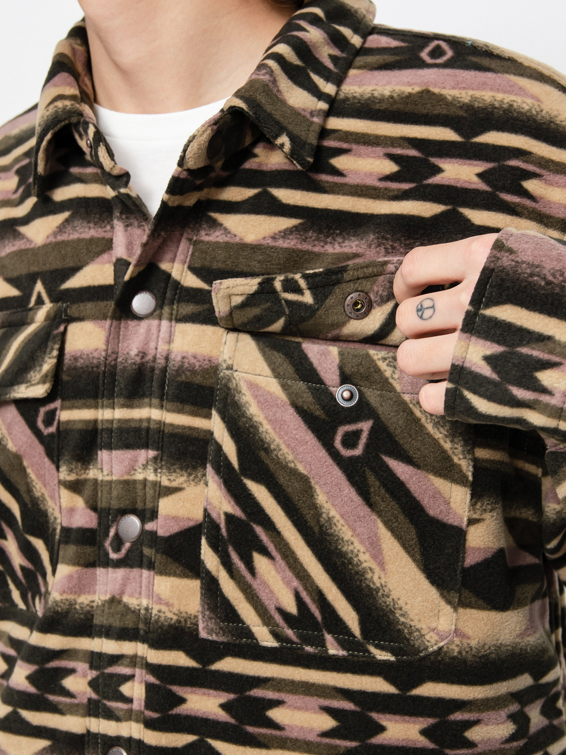 Koszula Volcom Bowered Fleece Ls (military)