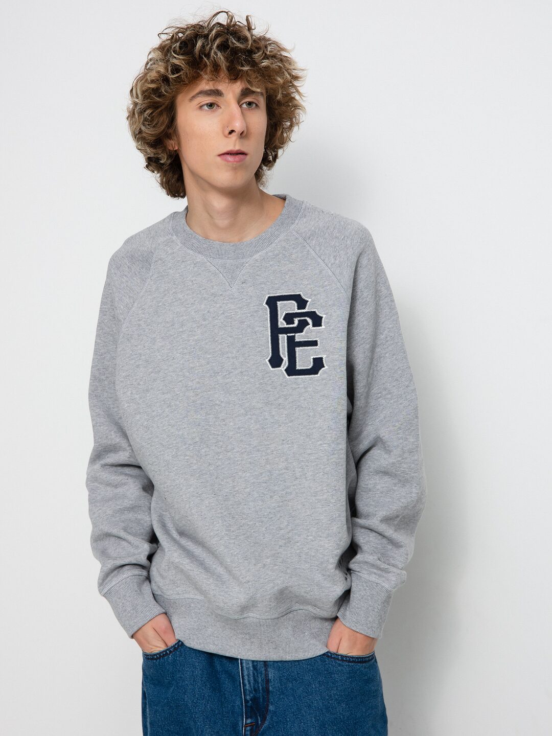 Bluza Element Pexe Crest Crew (grey heather)