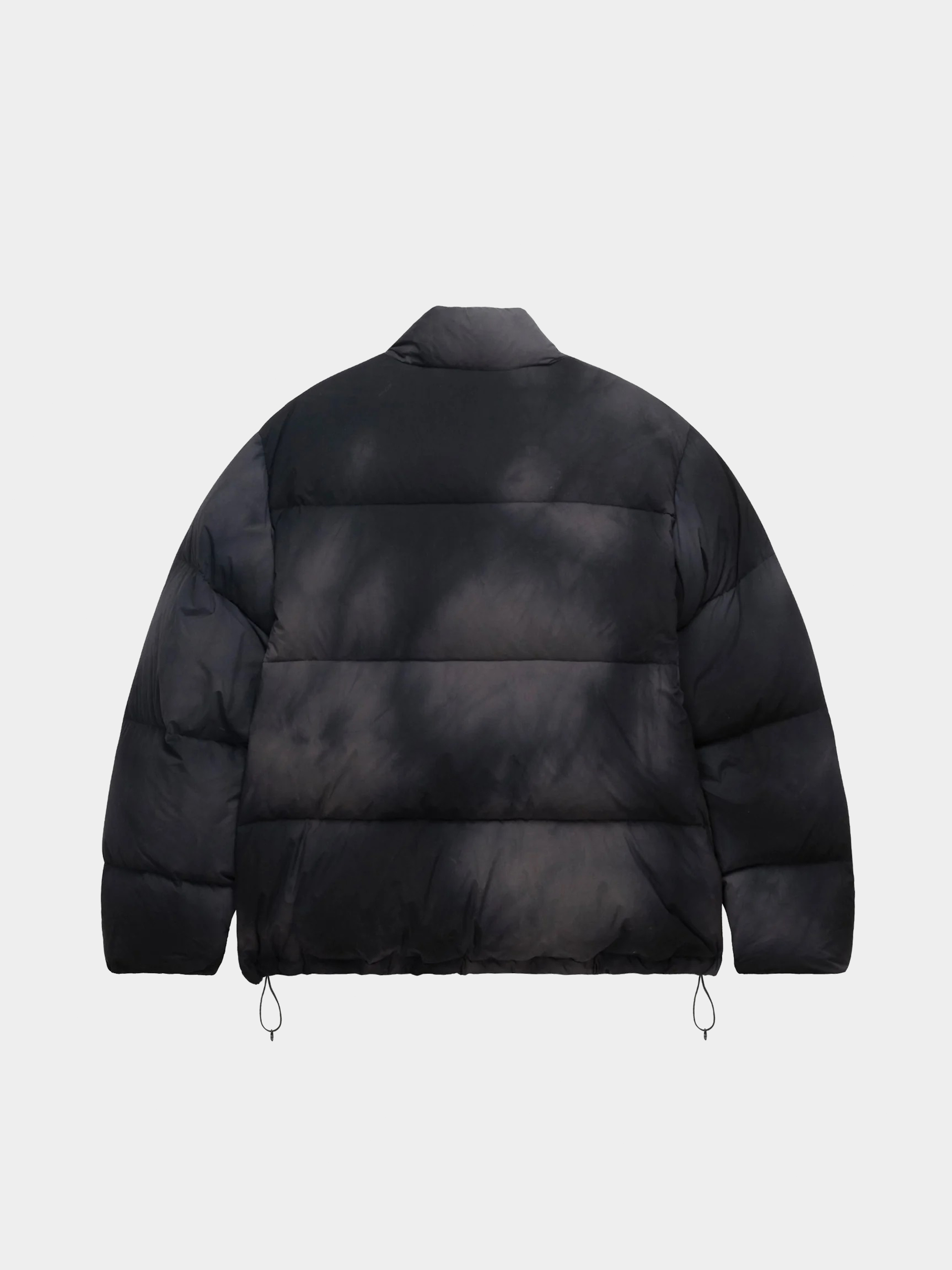 ジャケット・アウター 00s old stussy leather puffer jacket stussy-recycled-nylon-down-