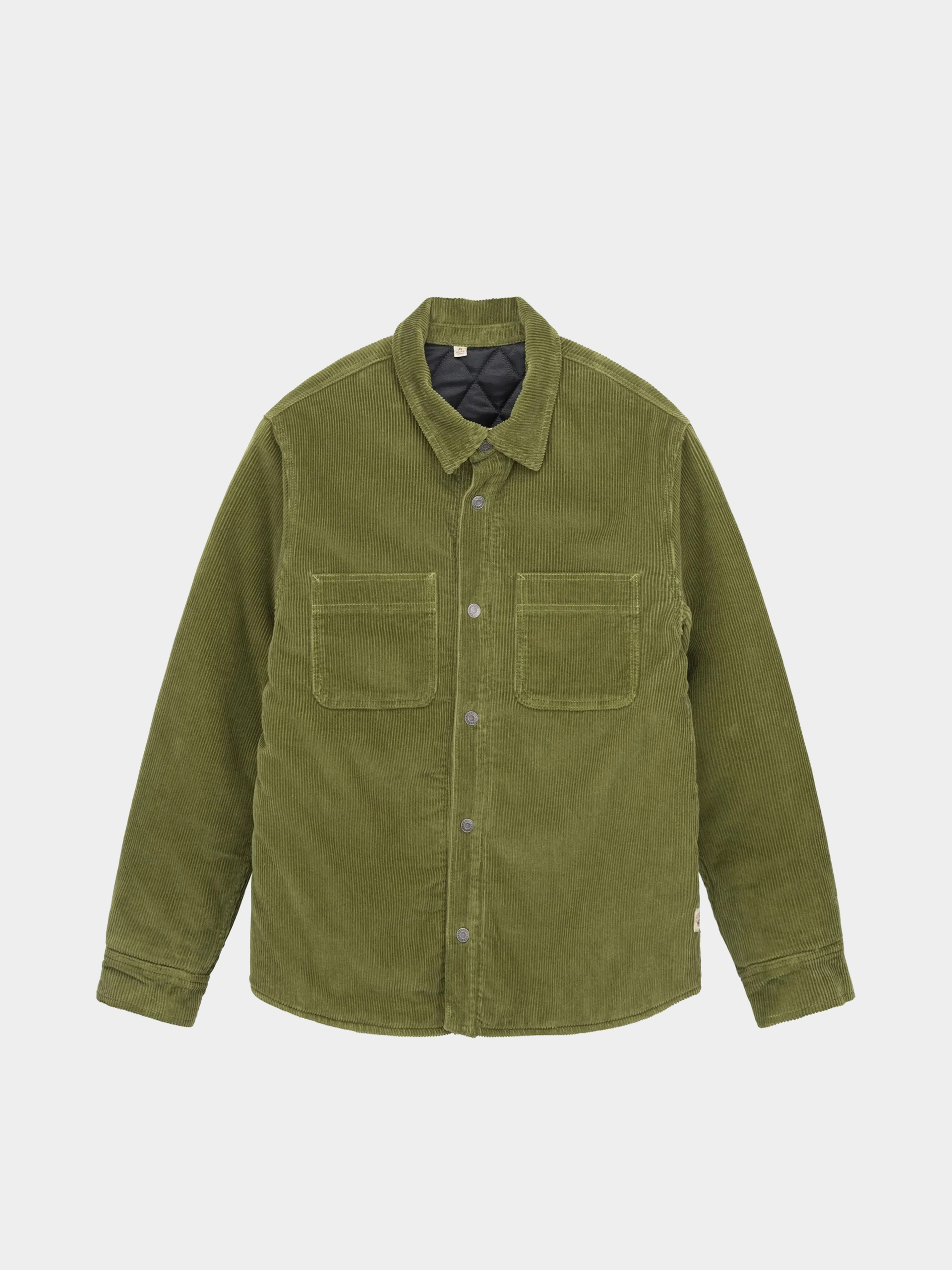 Kurtka Stussy Cord Quilted Overshirt (olive)