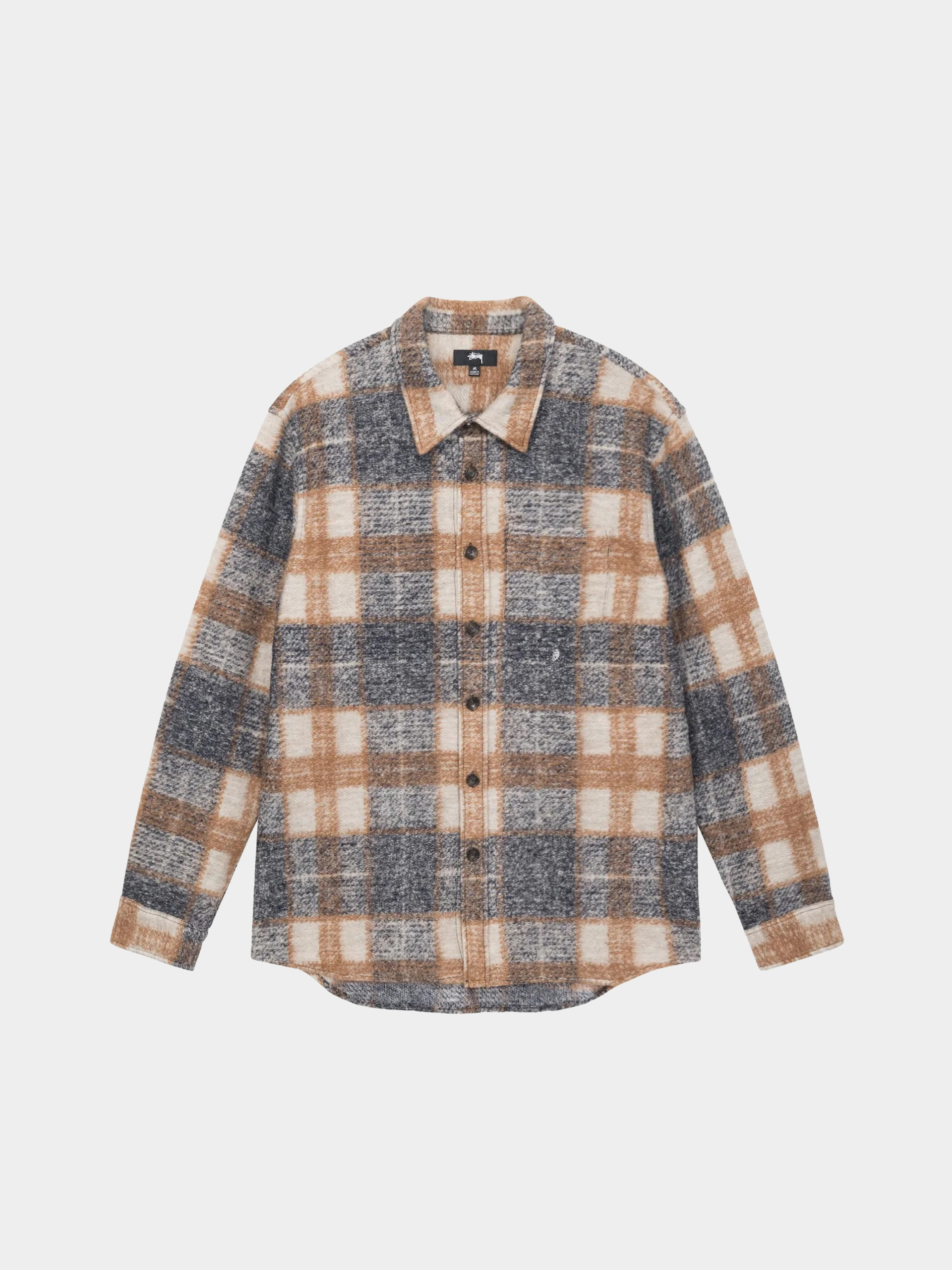 Koszula Stussy Plaid Knit (navy)