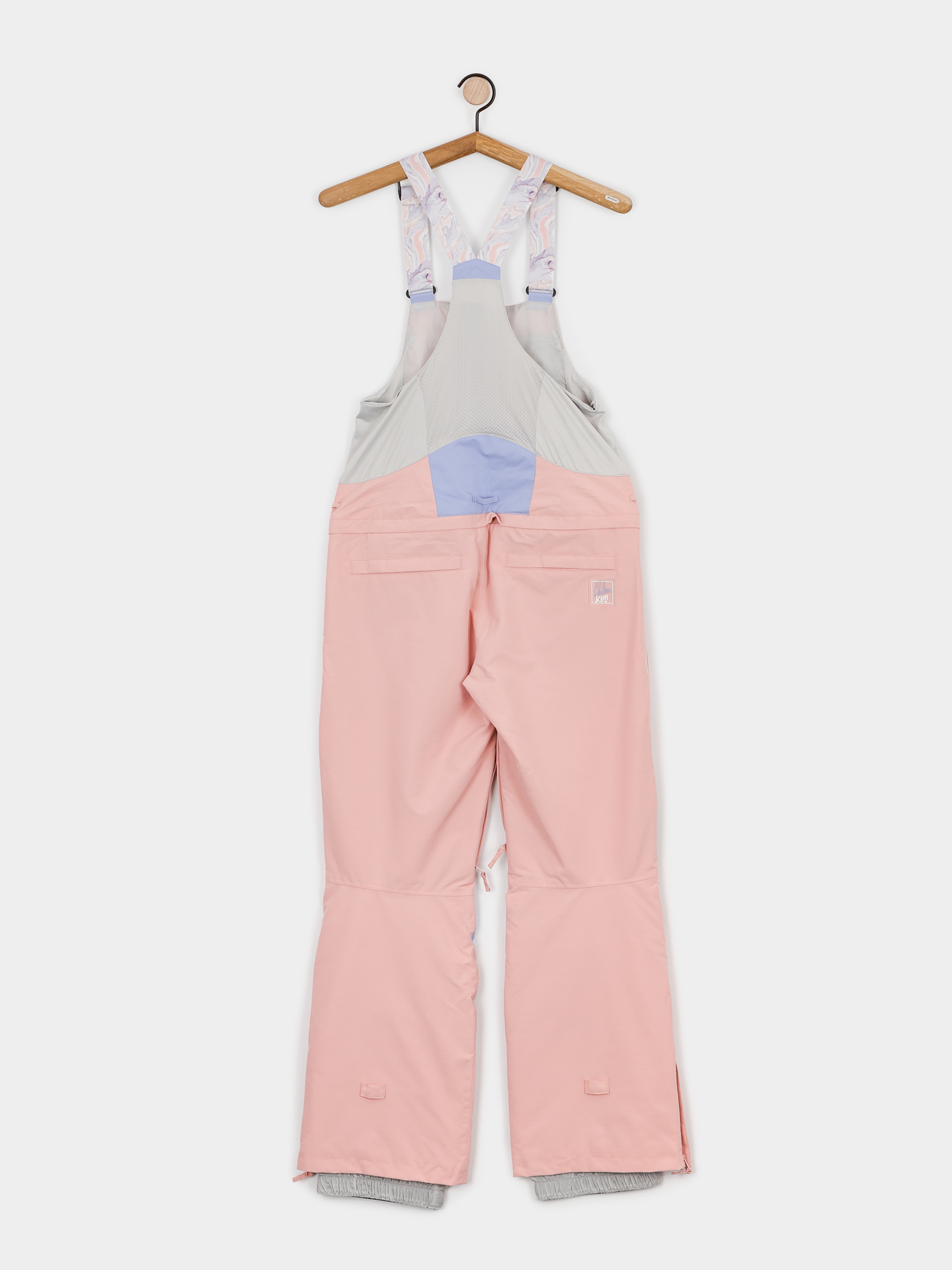 Damskie Spodnie snowboardowe Roxy Chloe Kim Bib (mellow rose)