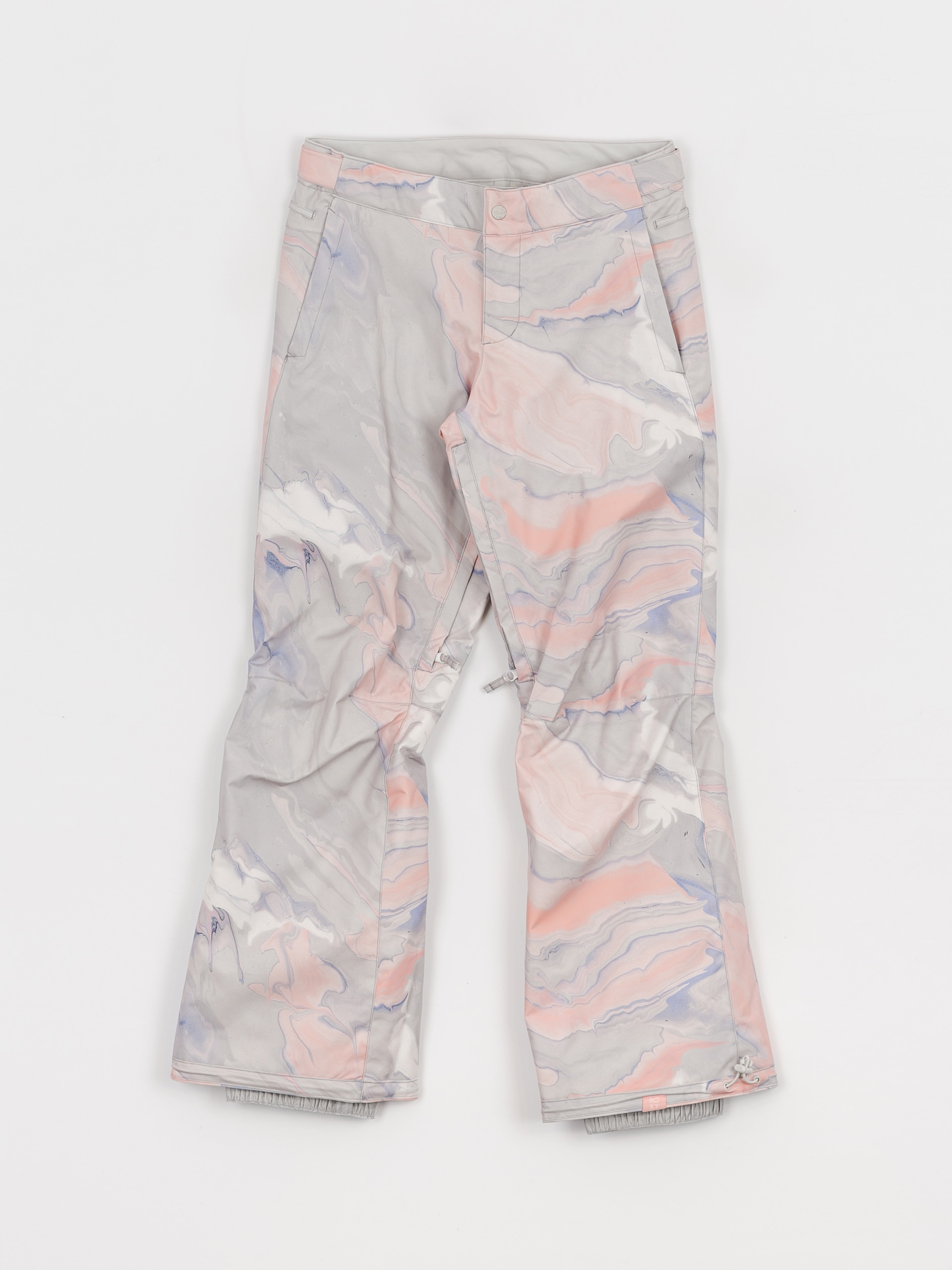 Damskie Spodnie snowboardowe Roxy Chloe Kim (gray violet marble)