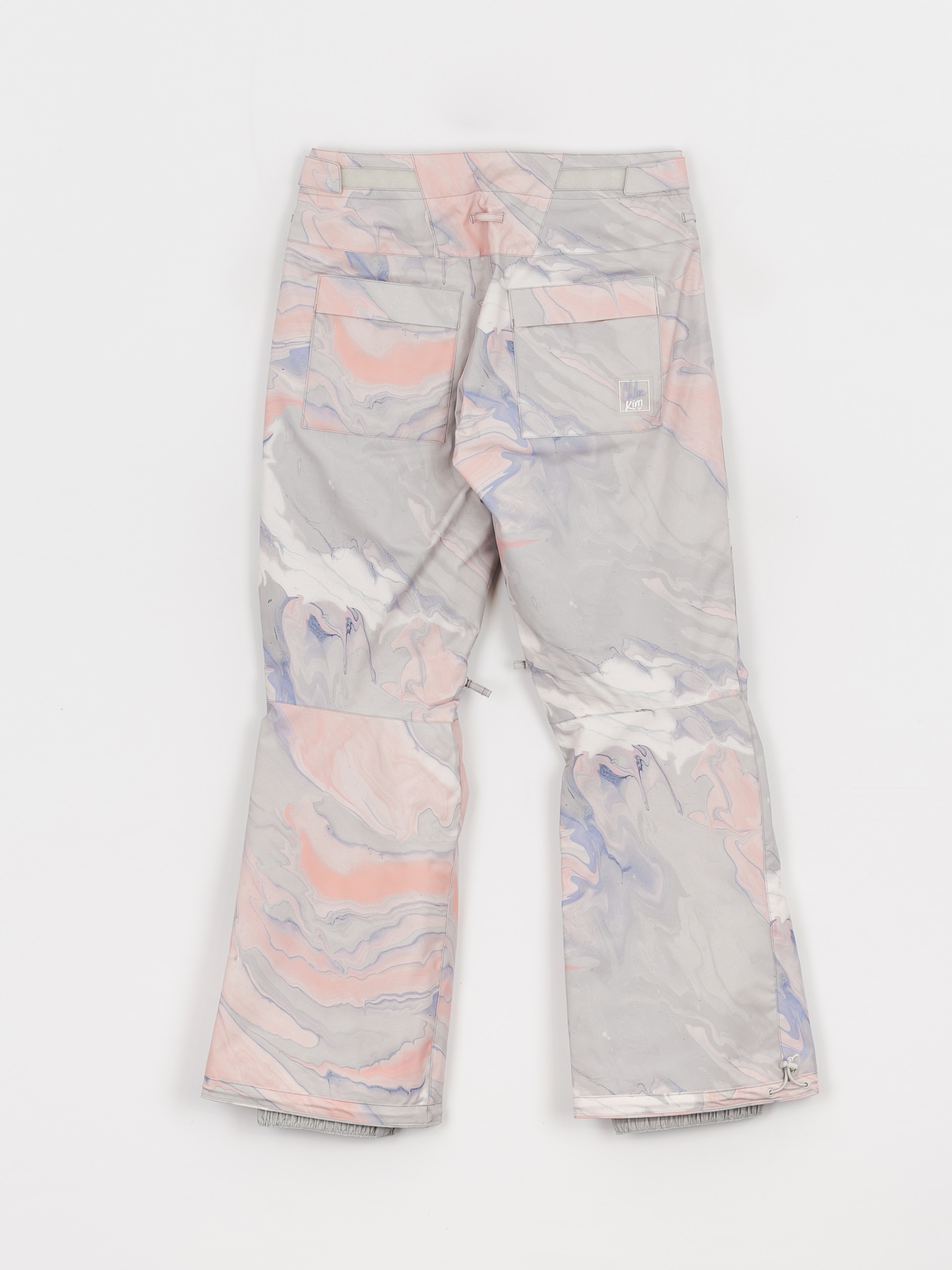 Damskie Spodnie snowboardowe Roxy Chloe Kim (gray violet marble)