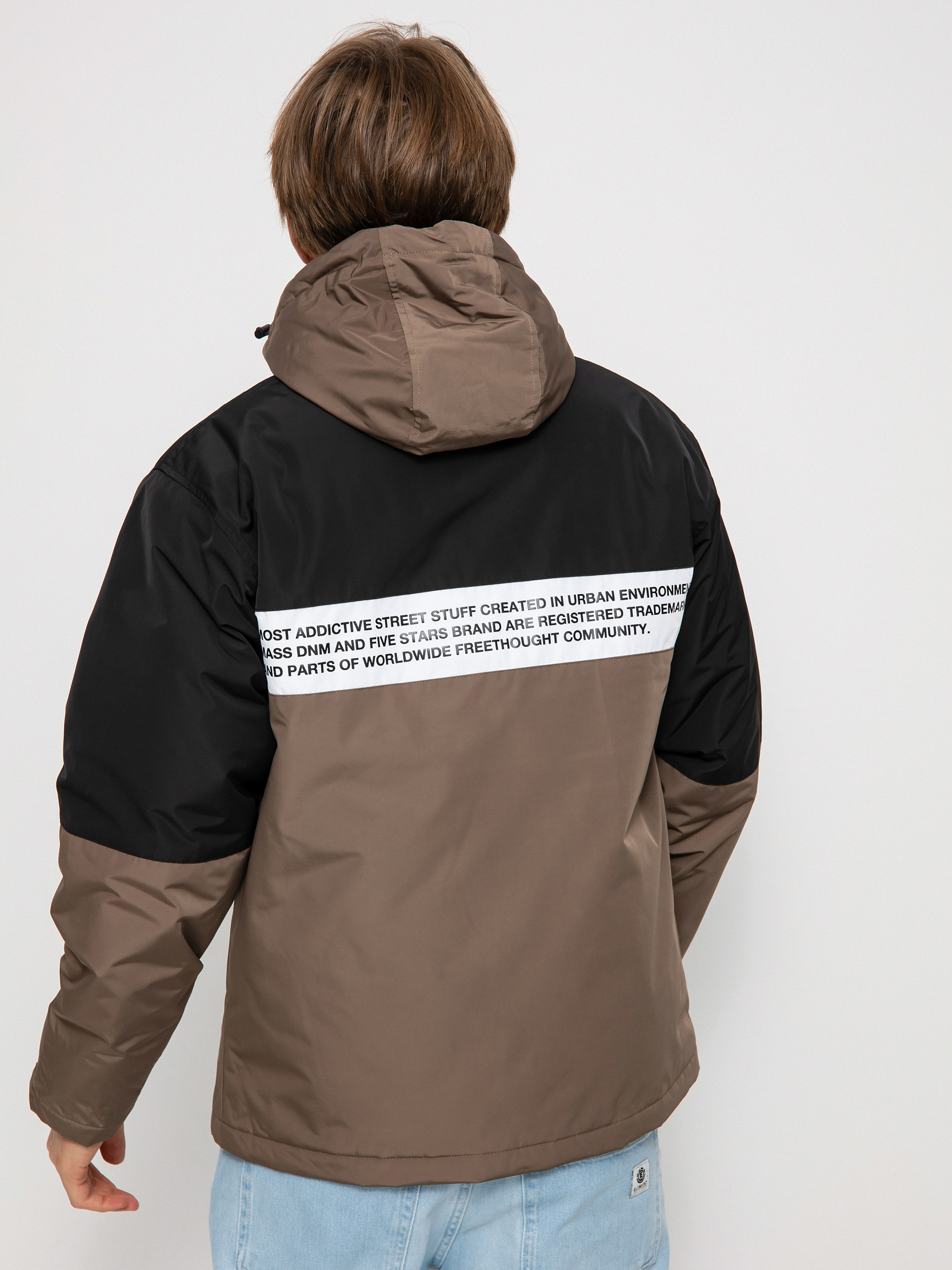 Kurtka MassDnm Grenoble (black/brown)