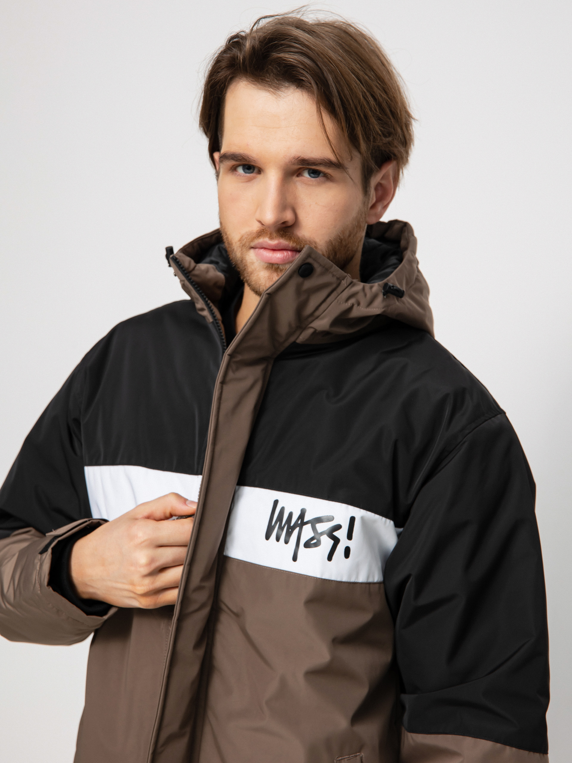 Kurtka MassDnm Grenoble (black/brown)