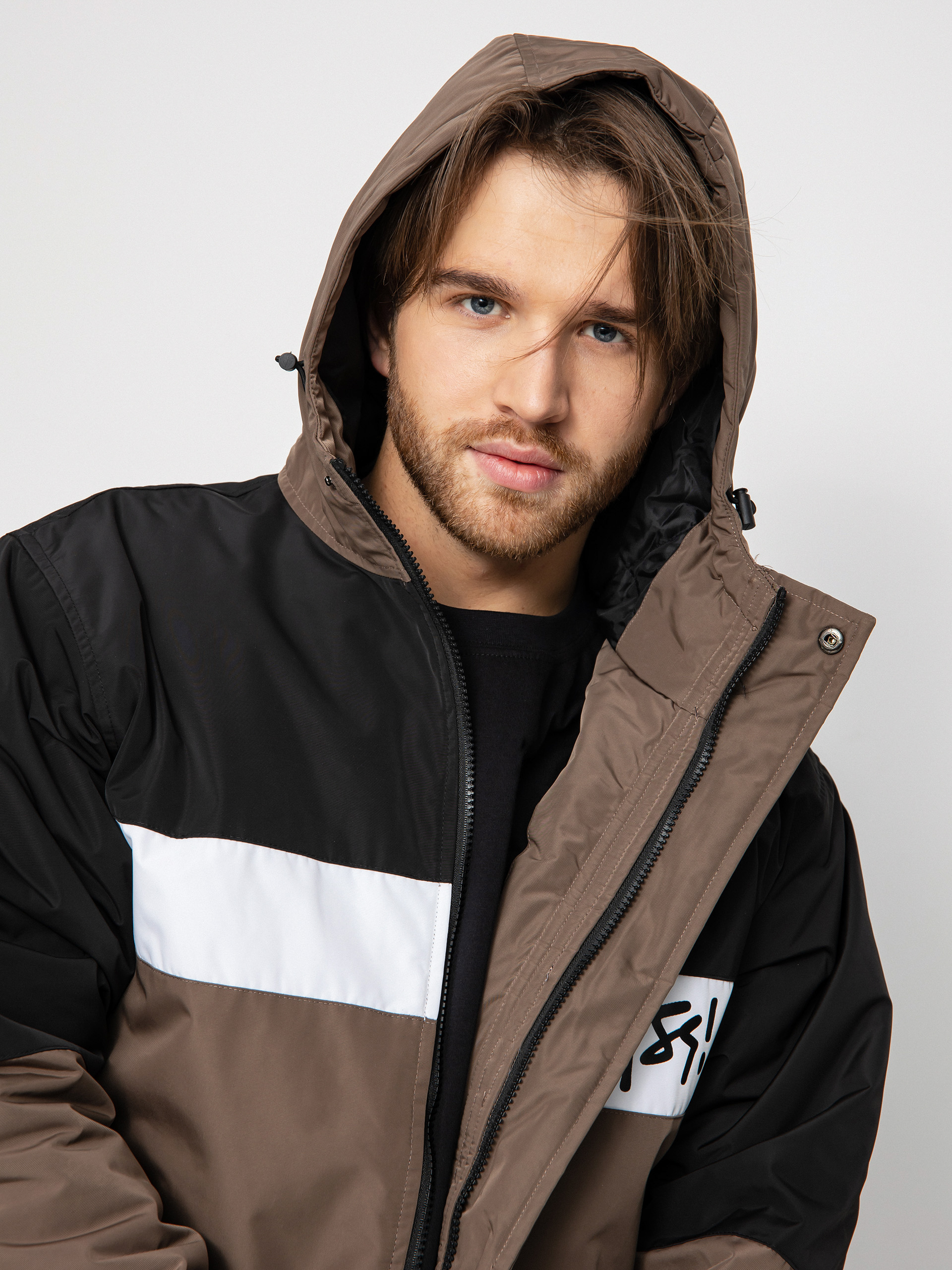 Kurtka MassDnm Grenoble (black/brown)