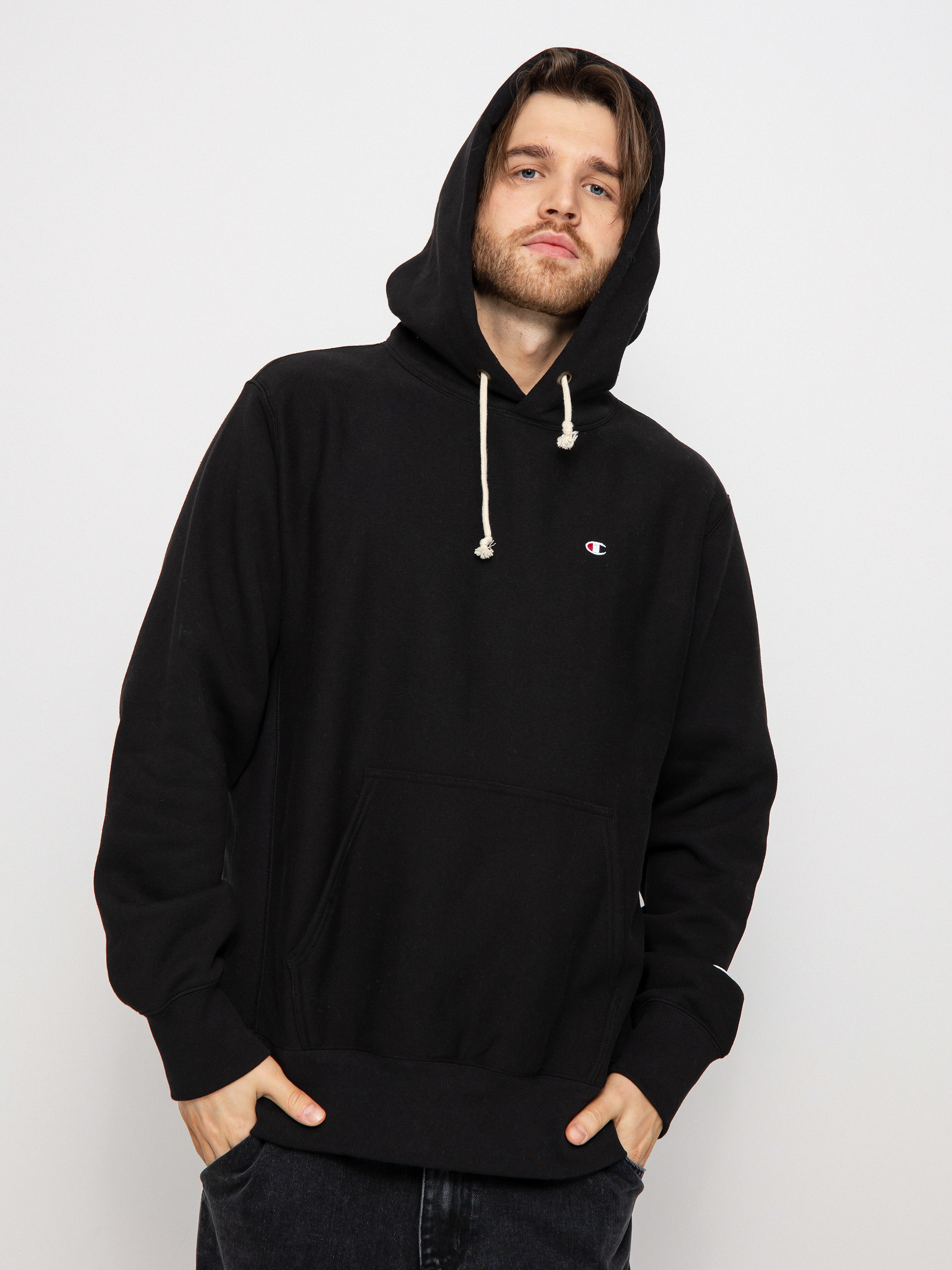 Bluza z kapturem Champion Hooded Sweatshirt 217976 HD (nbk)