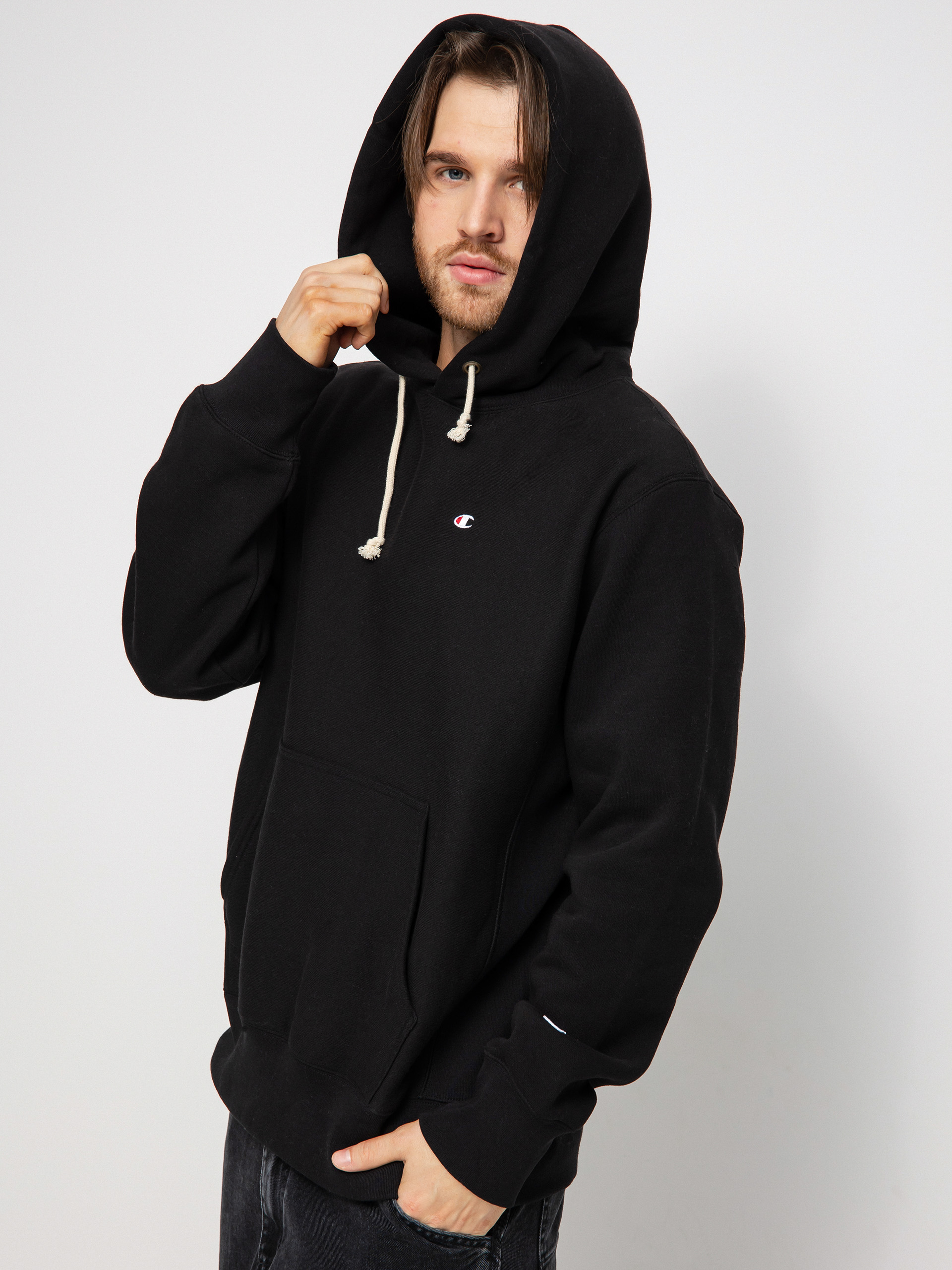 Bluza z kapturem Champion Hooded Sweatshirt 217976 HD (nbk)