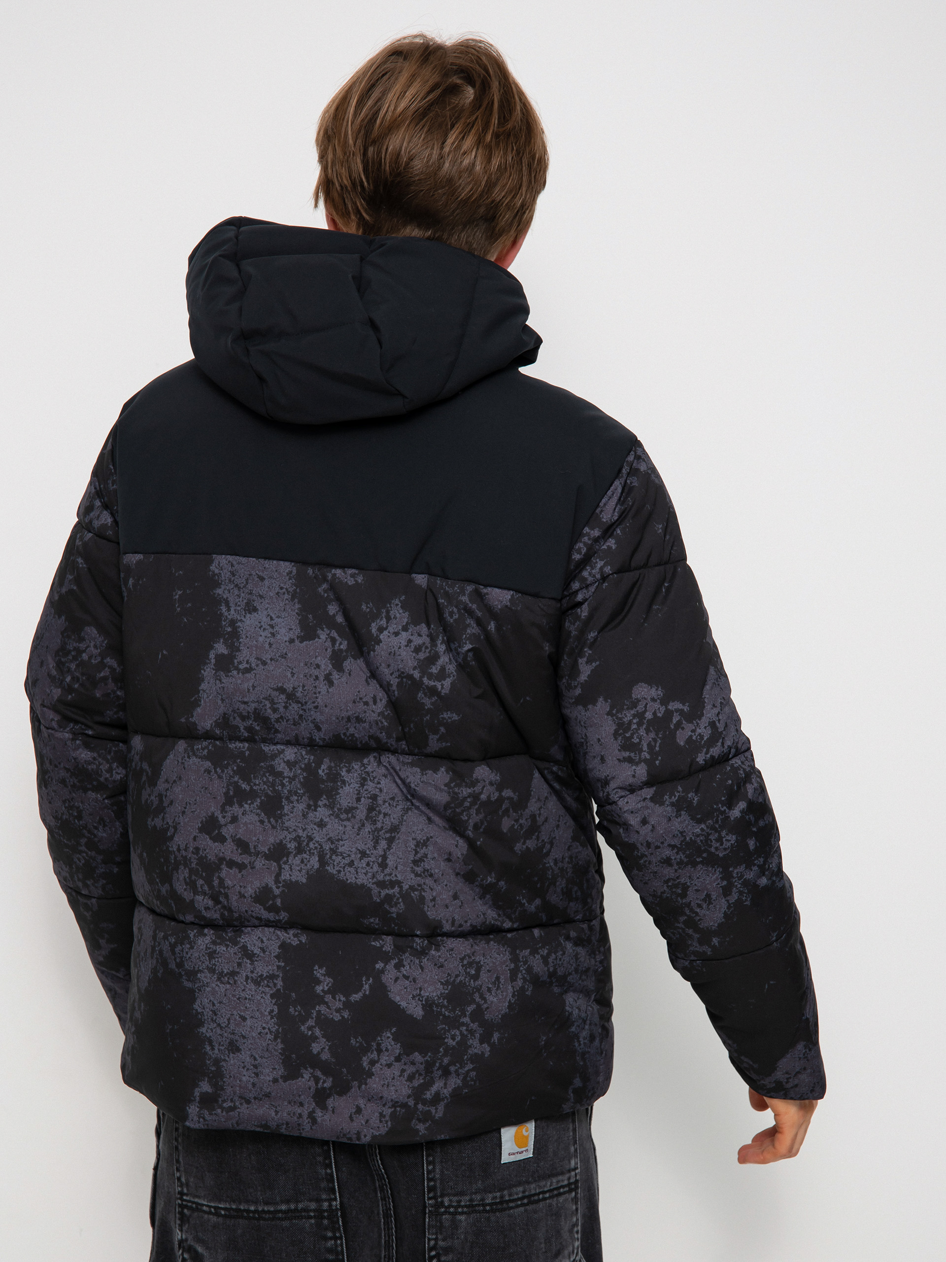 Kurtka Champion Hooded Jacket 218087 (nbk/allover/nbk)