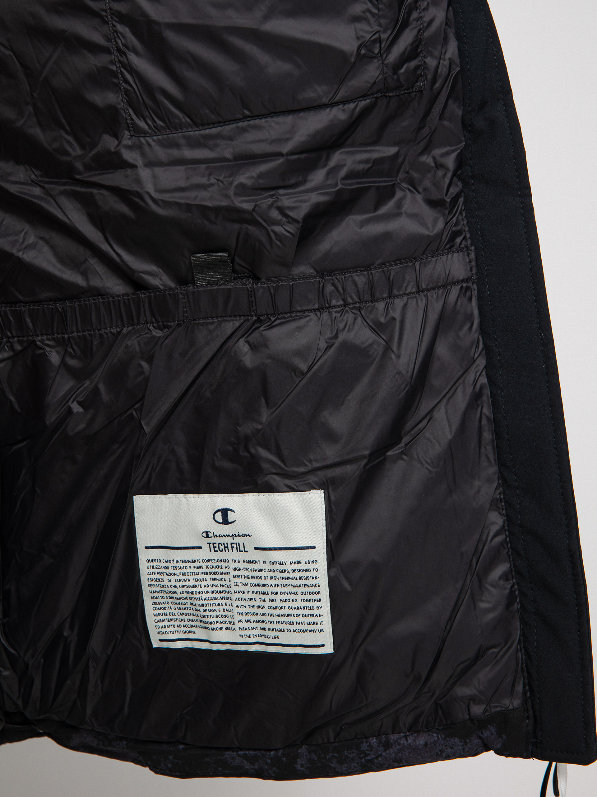 Kurtka Champion Hooded Jacket 218087 (nbk/allover/nbk)