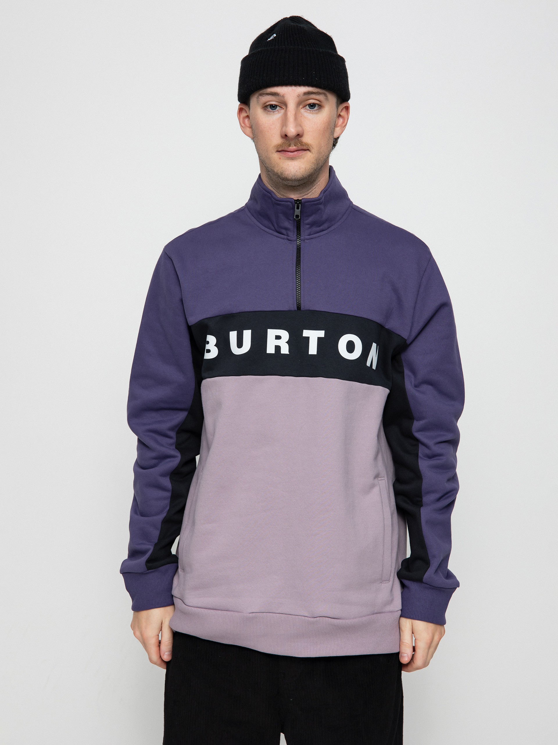 Bluza Burton Lowball Quarter Zip (violet halo/elderberry)