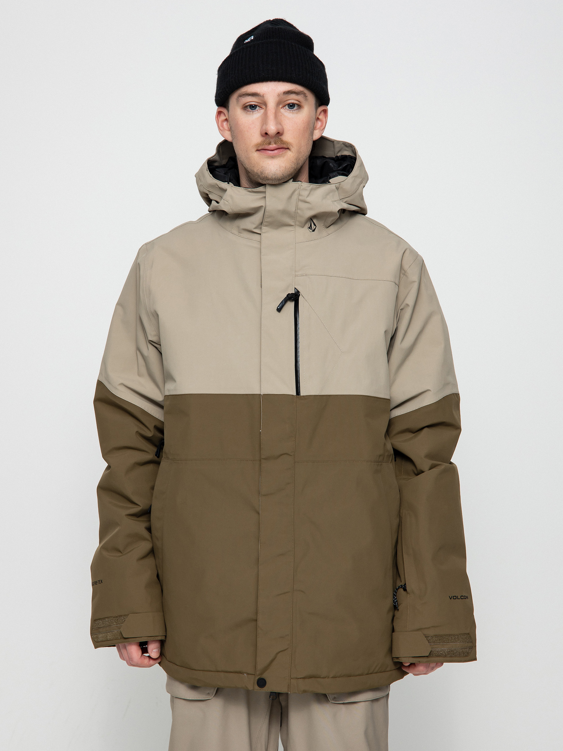 Męska Kurtka snowboardowa Volcom L Ins Gore Tex (dark khaki)