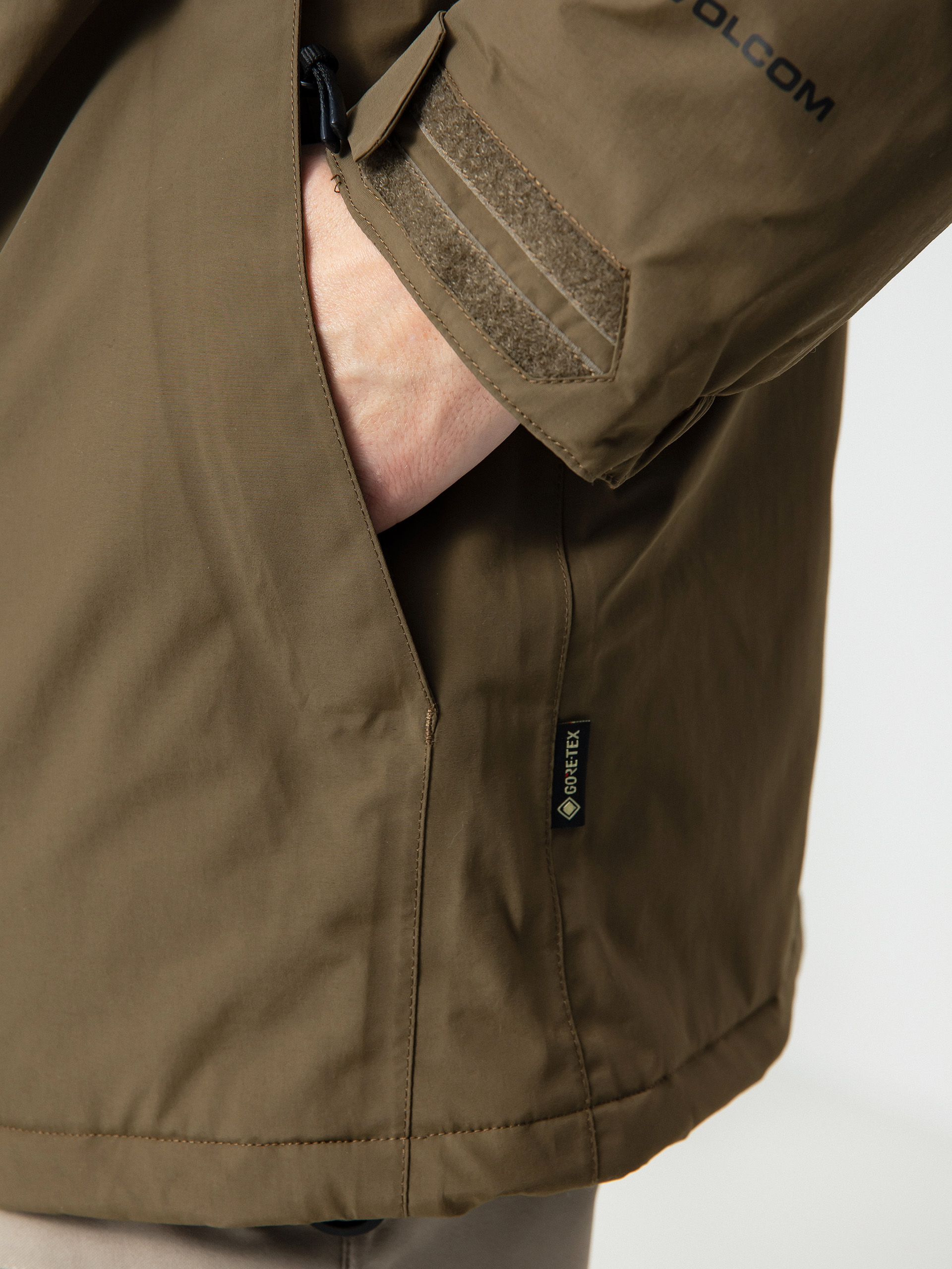 Męska Kurtka snowboardowa Volcom L Ins Gore Tex (dark khaki)
