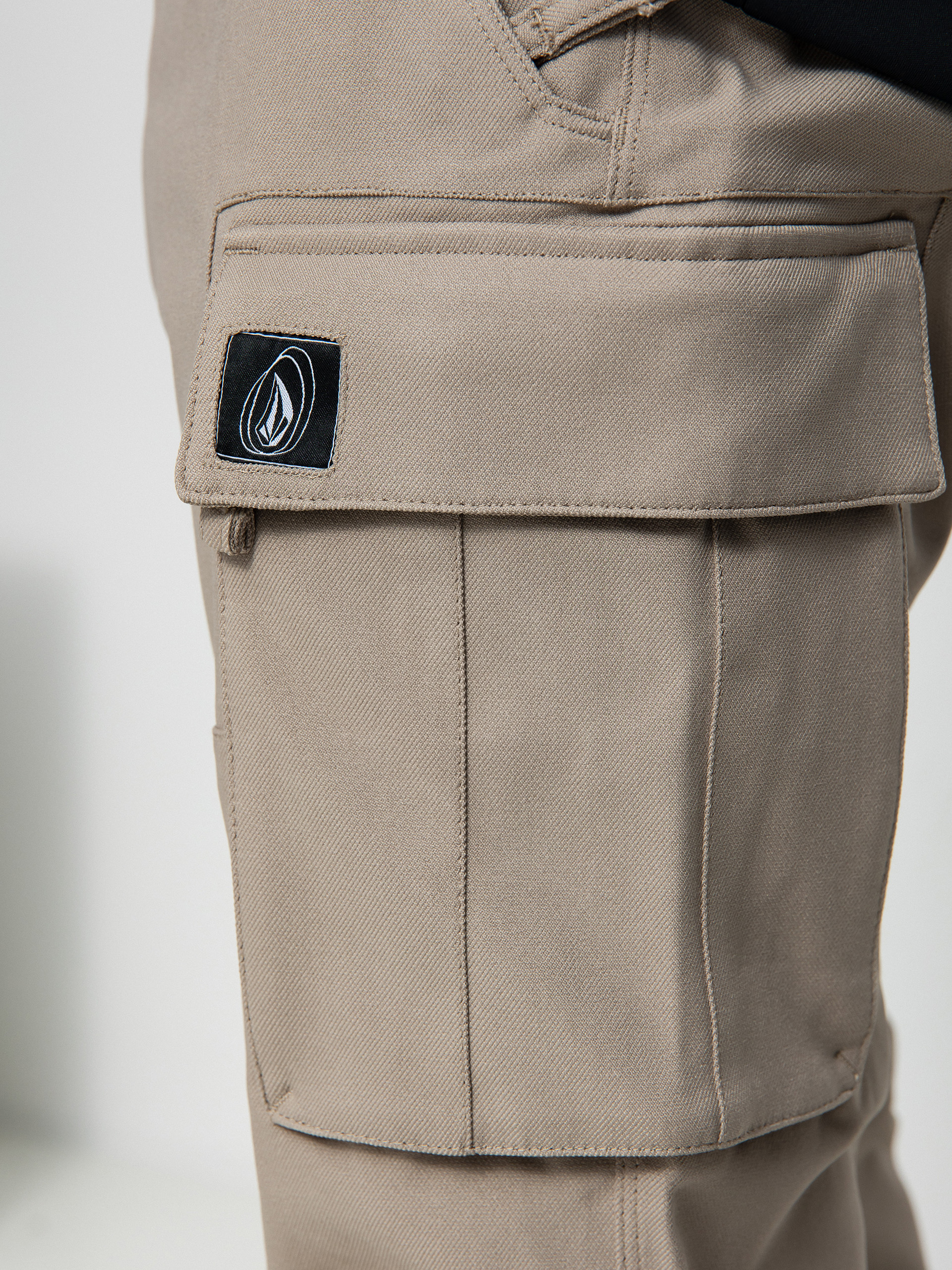 Męskie Spodnie snowboardowe Volcom New Articulated (dark khaki)