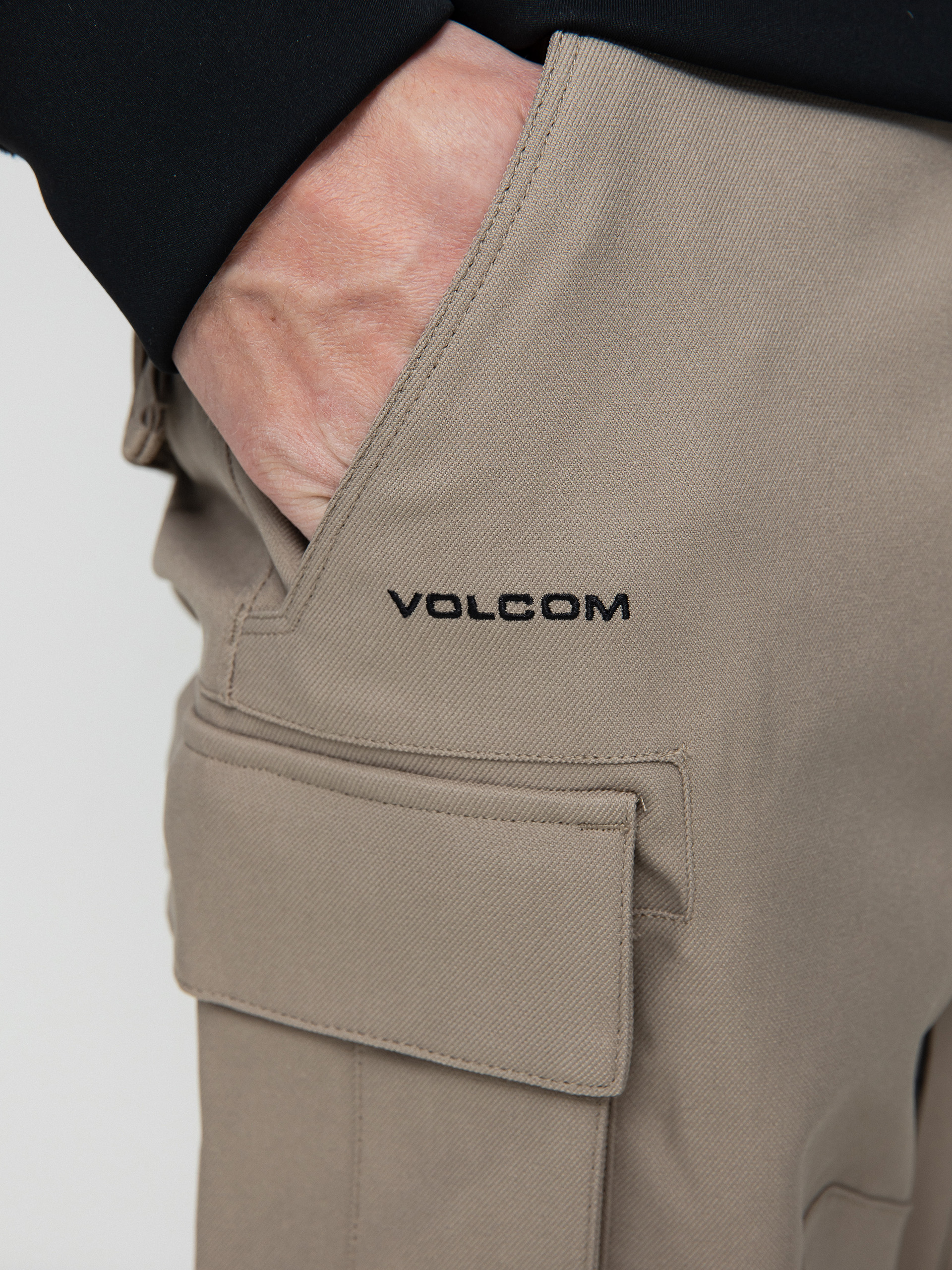 Męskie Spodnie snowboardowe Volcom New Articulated (dark khaki)