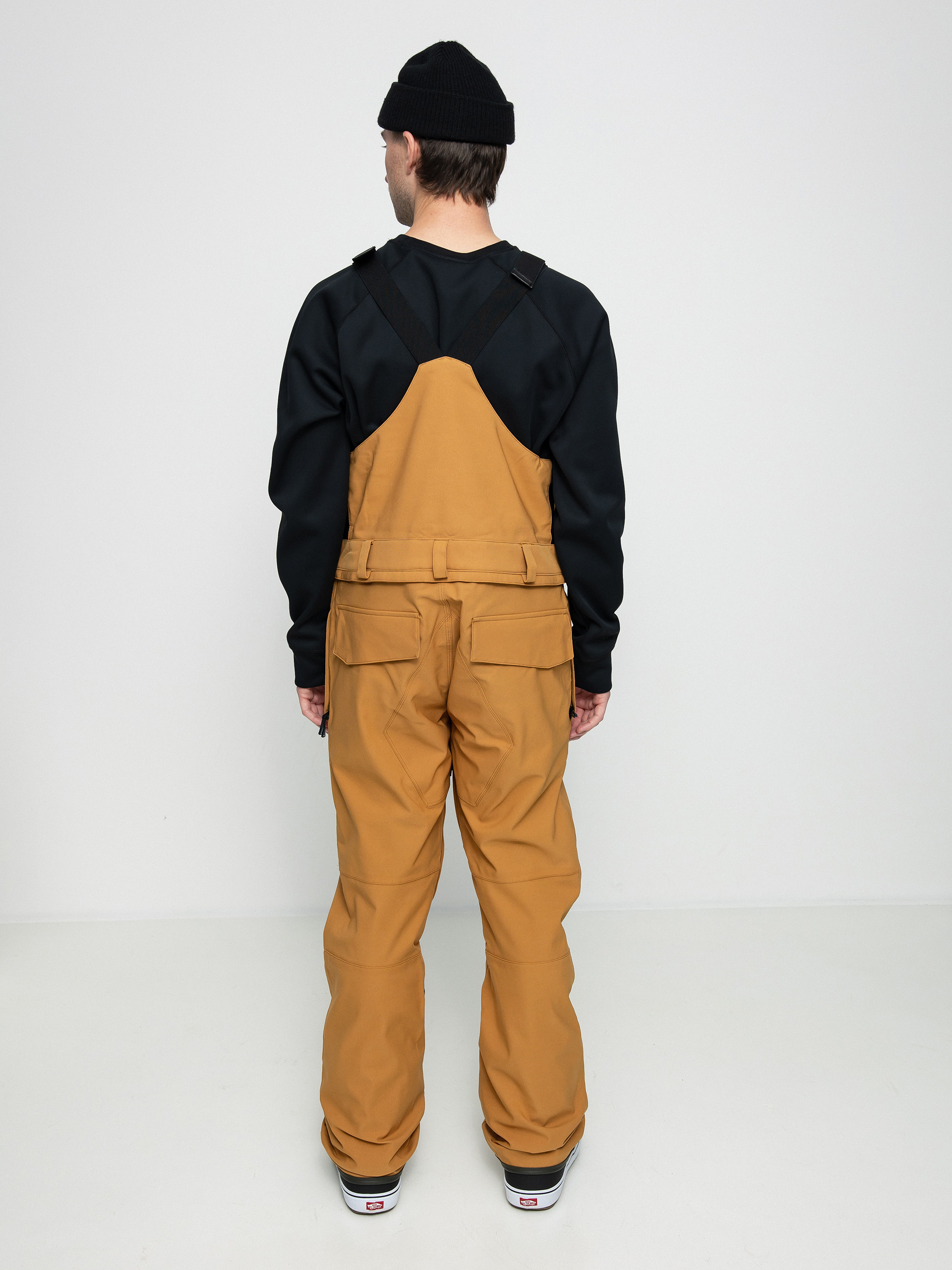 Męskie Spodnie snowboardowe Volcom Roan Bib Overall (caramel)