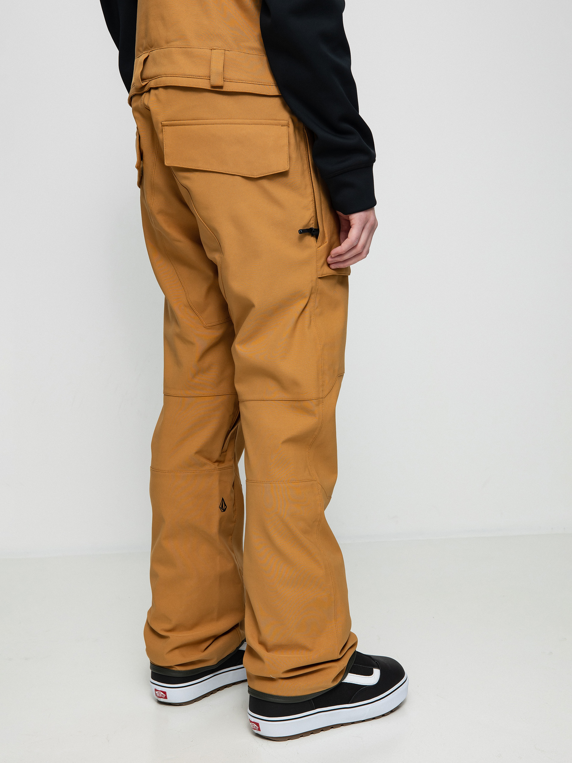 Męskie Spodnie snowboardowe Volcom Roan Bib Overall (caramel)