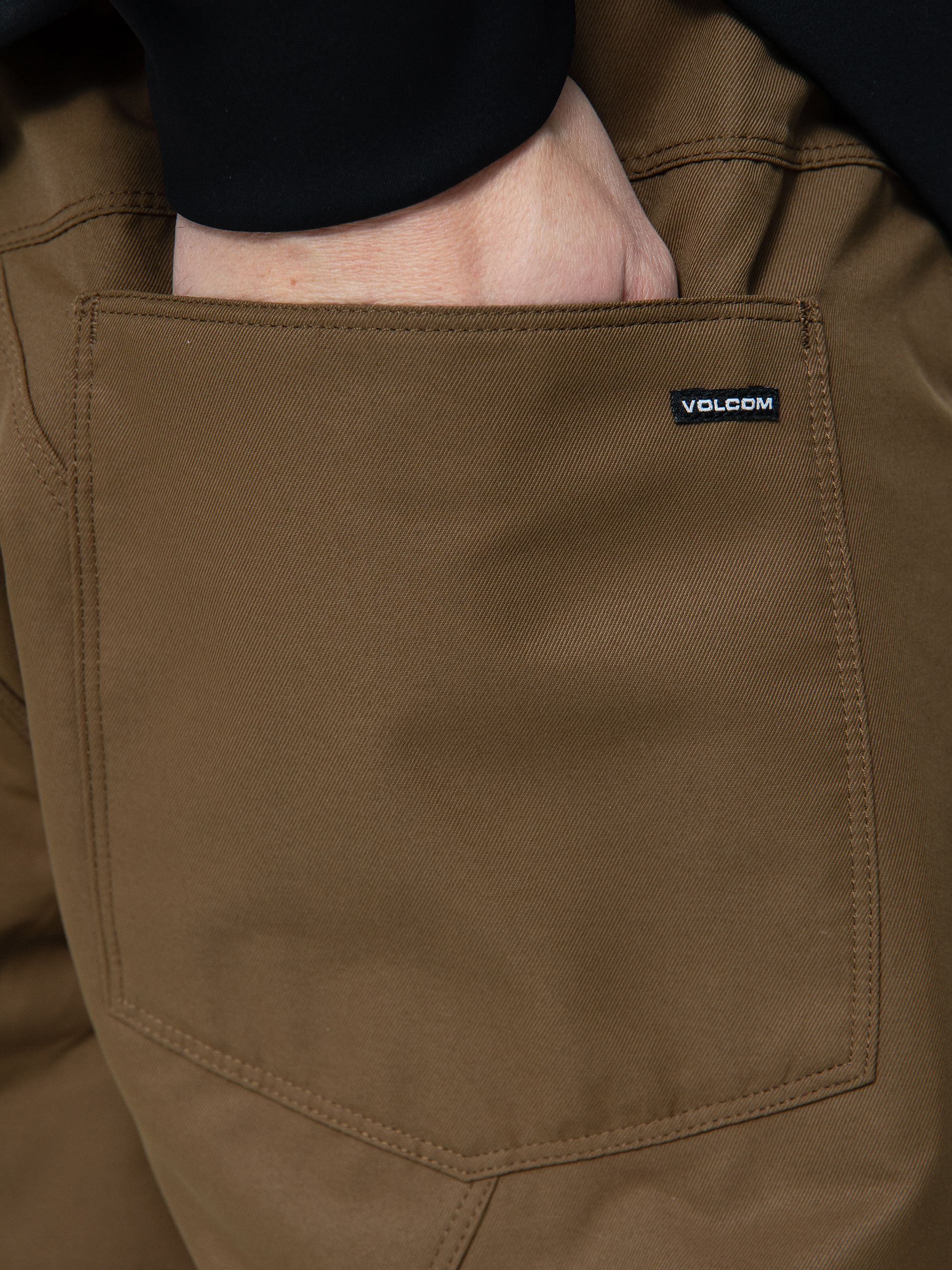Męskie Spodnie snowboardowe Volcom 5 Pocket (dark teak)