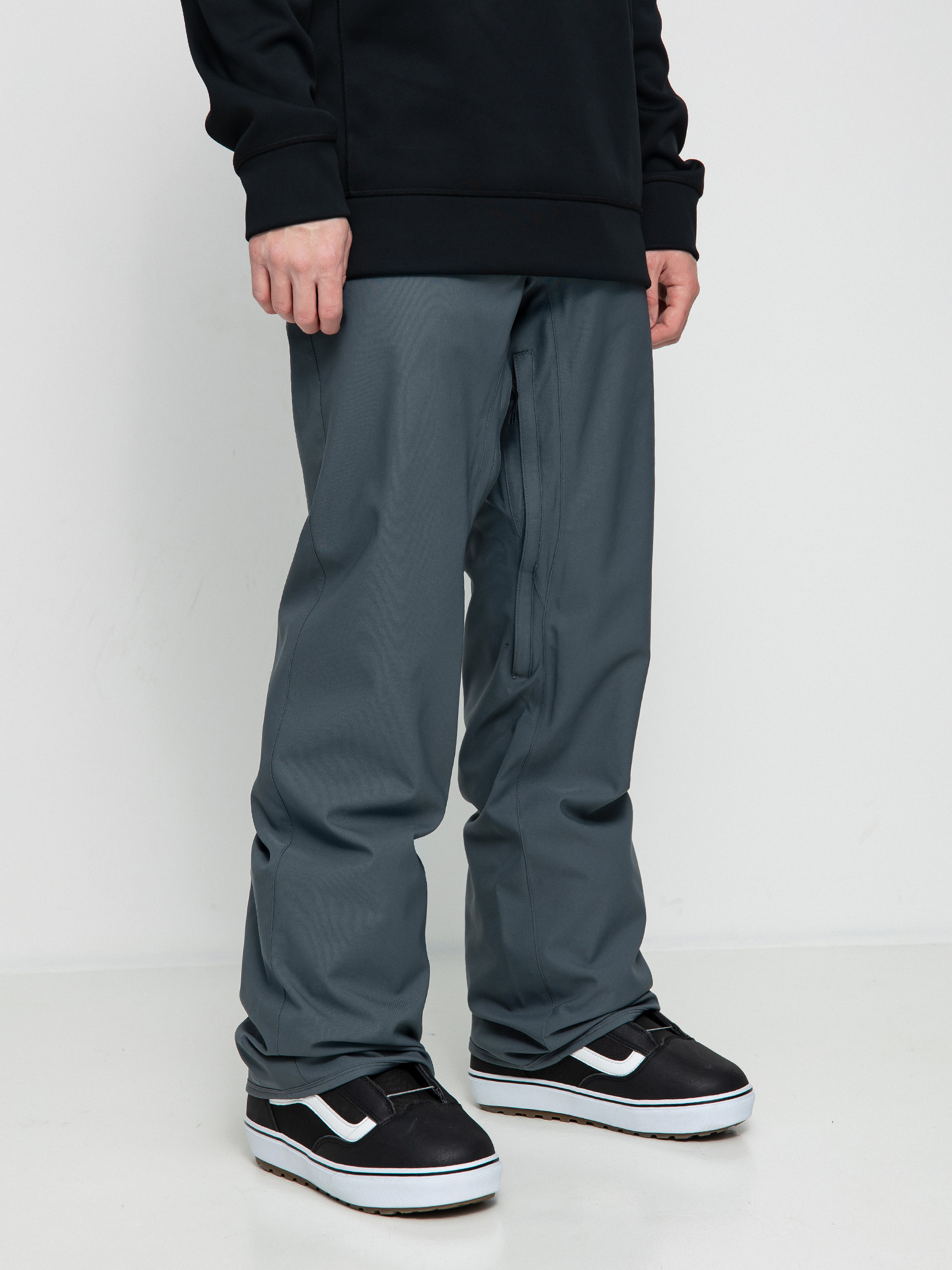 Męskie Spodnie snowboardowe Volcom Freakin Snow Chino (dark grey)
