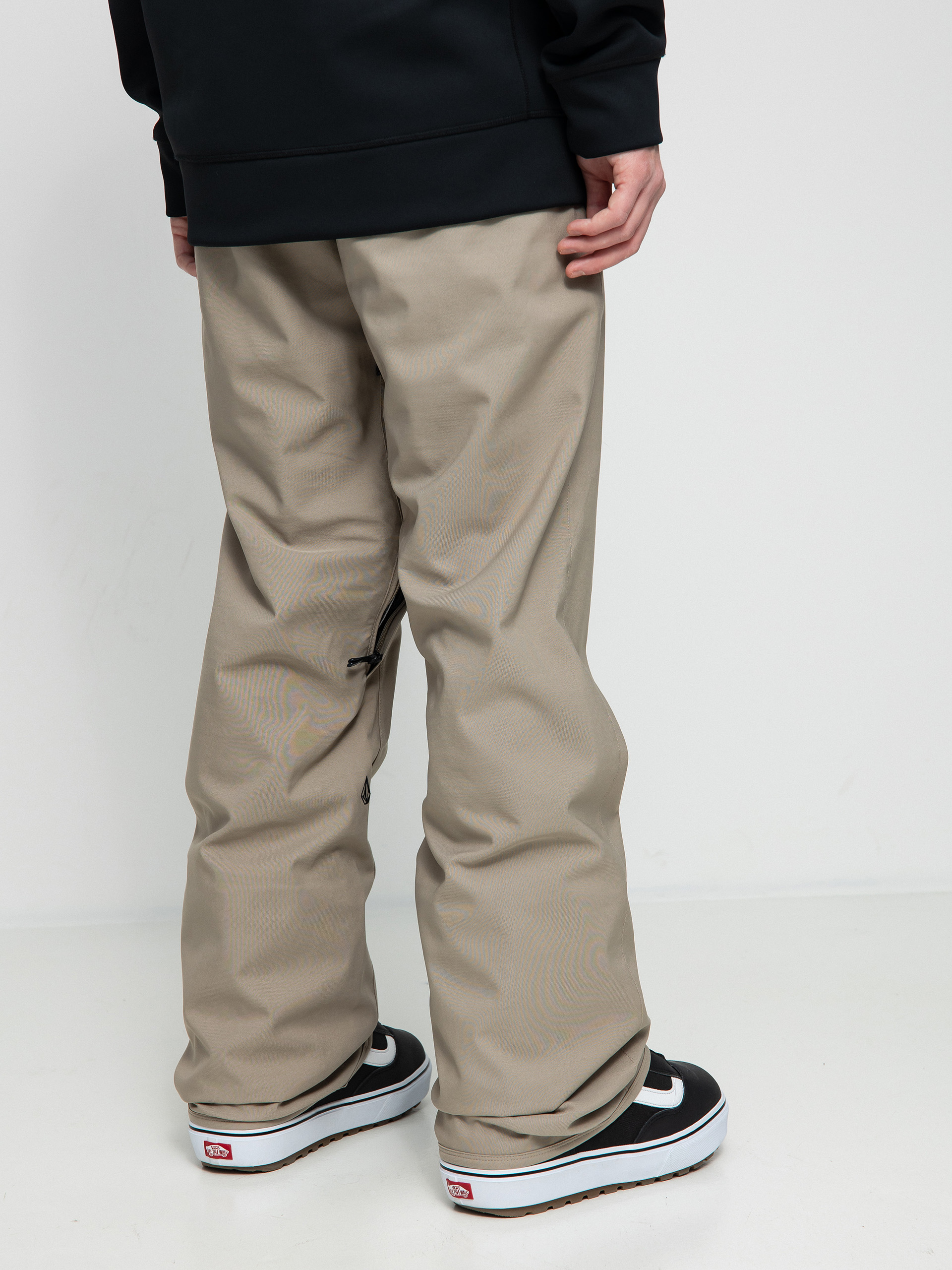 Męskie Spodnie snowboardowe Volcom Freakin Snow Chino (dark khaki)