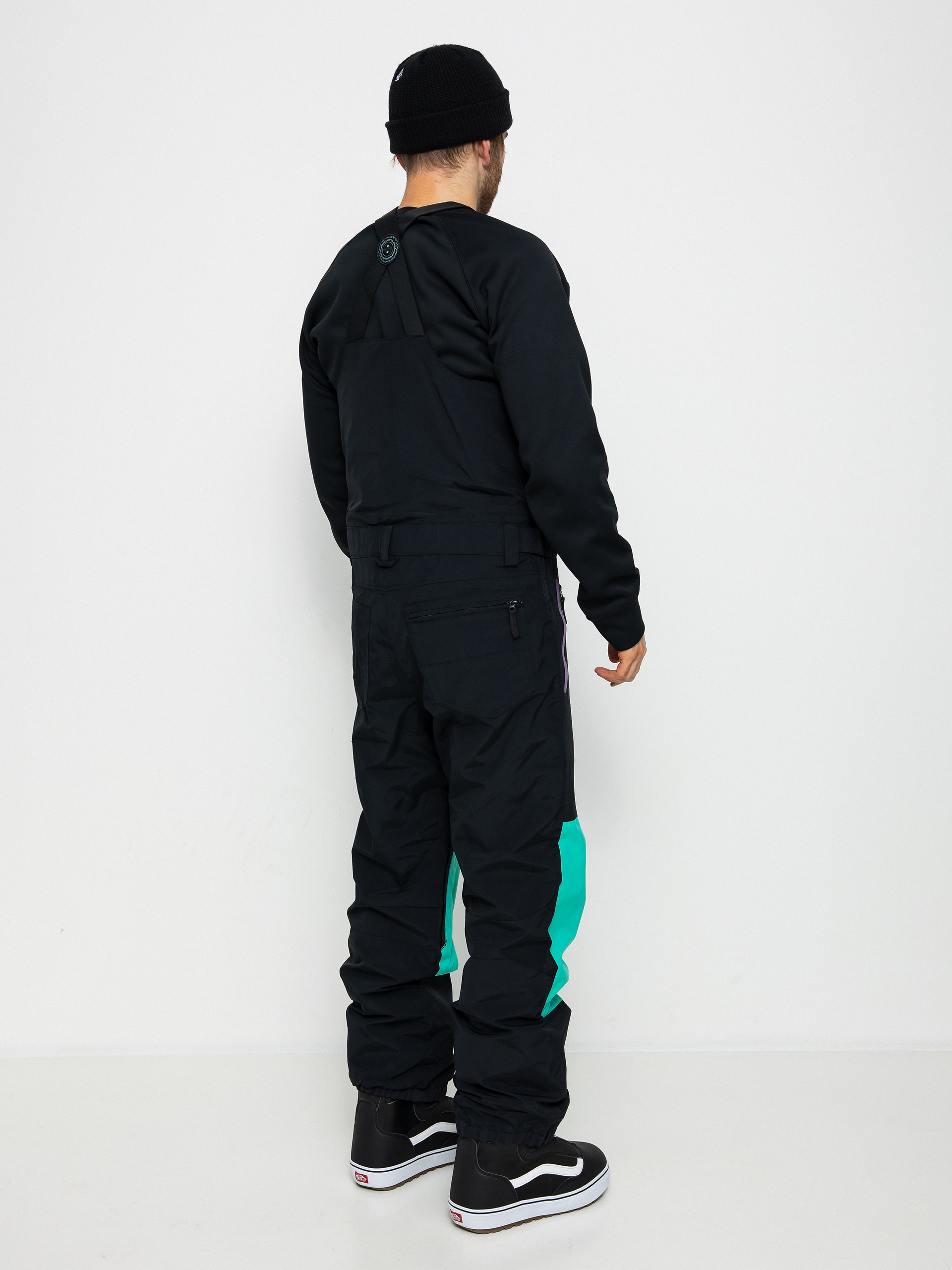 Męskie Spodnie snowboardowe Quiksilver Fly High Bib (true black)