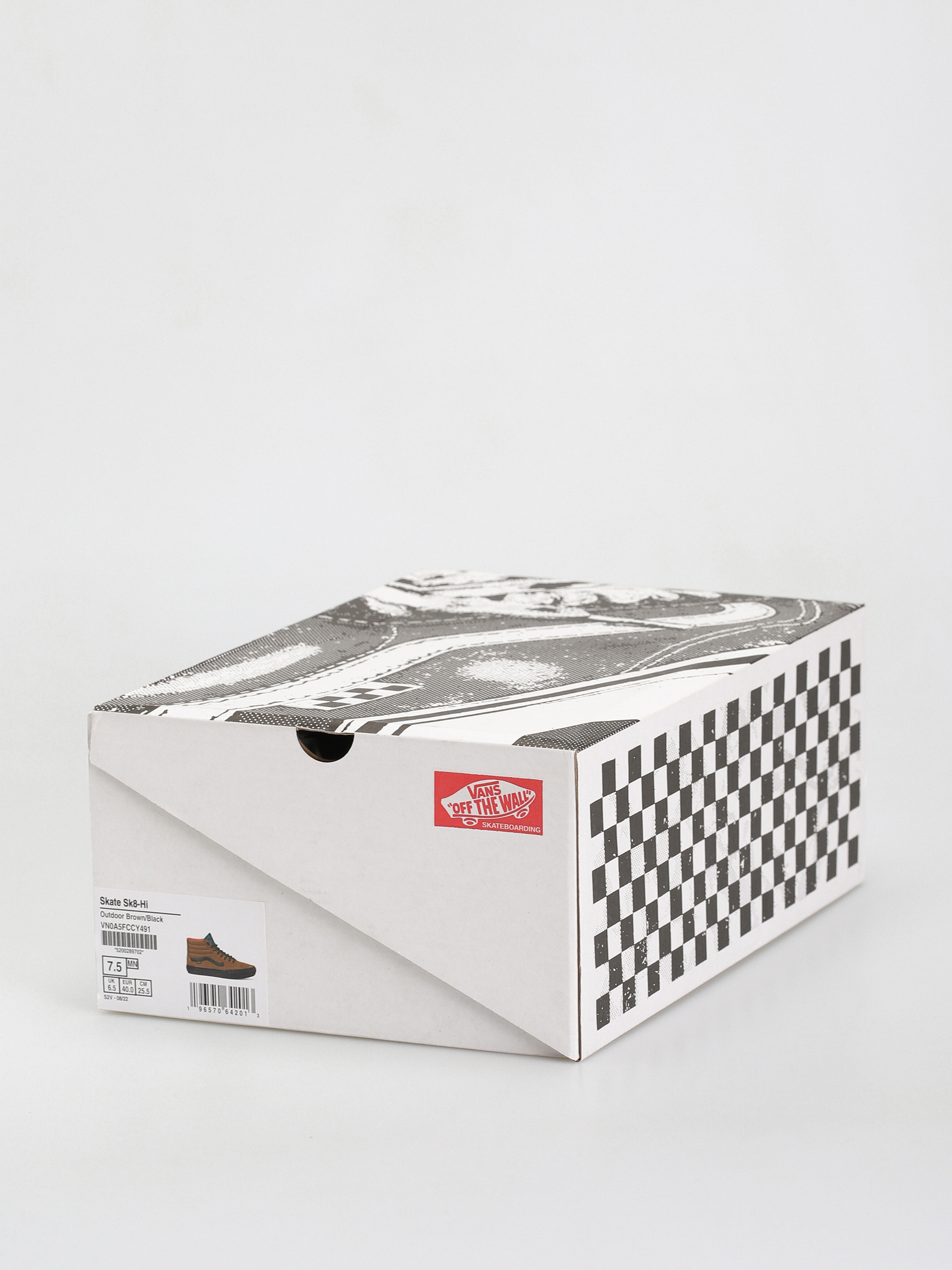 Buty Vans Skate Sk8 Hi (outdoor brown/black)