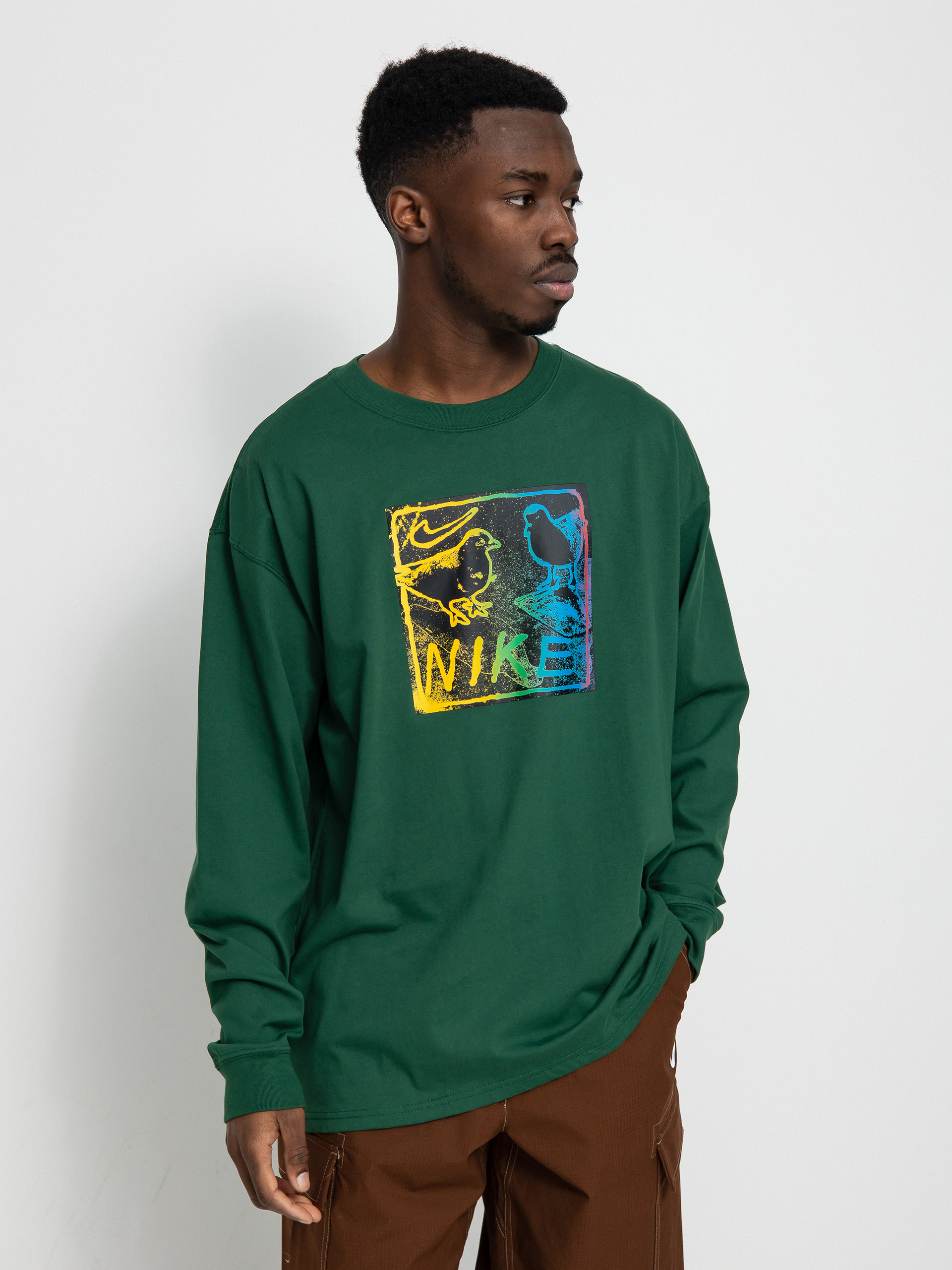 Longsleeve Nike SB Pizza (gorge green)
