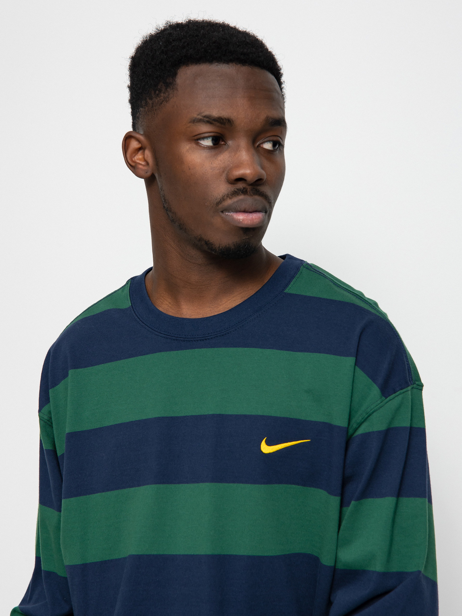 Longsleeve Nike SB Stripe (midnight navy/gorge green)