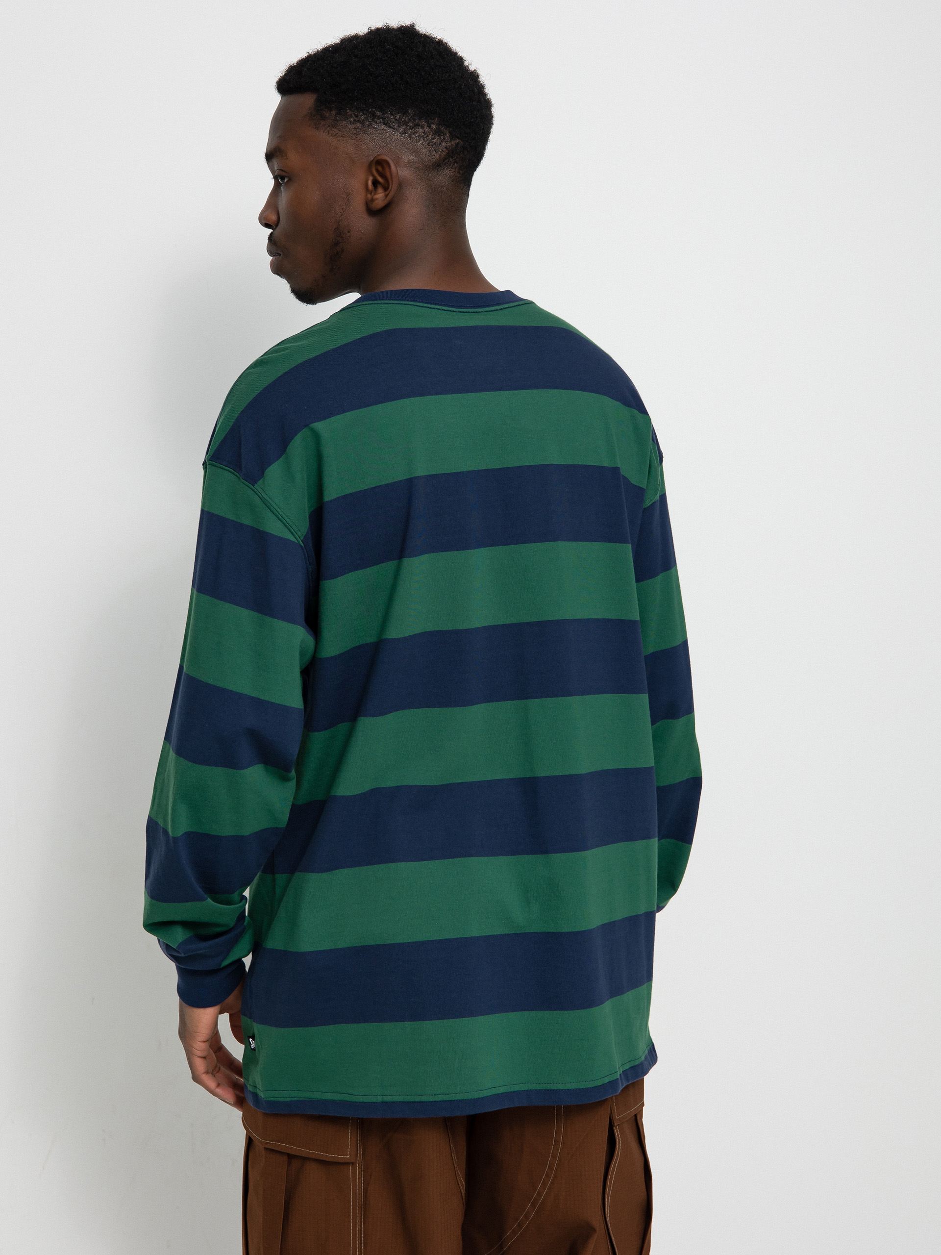 Longsleeve Nike SB Stripe (midnight navy/gorge green)
