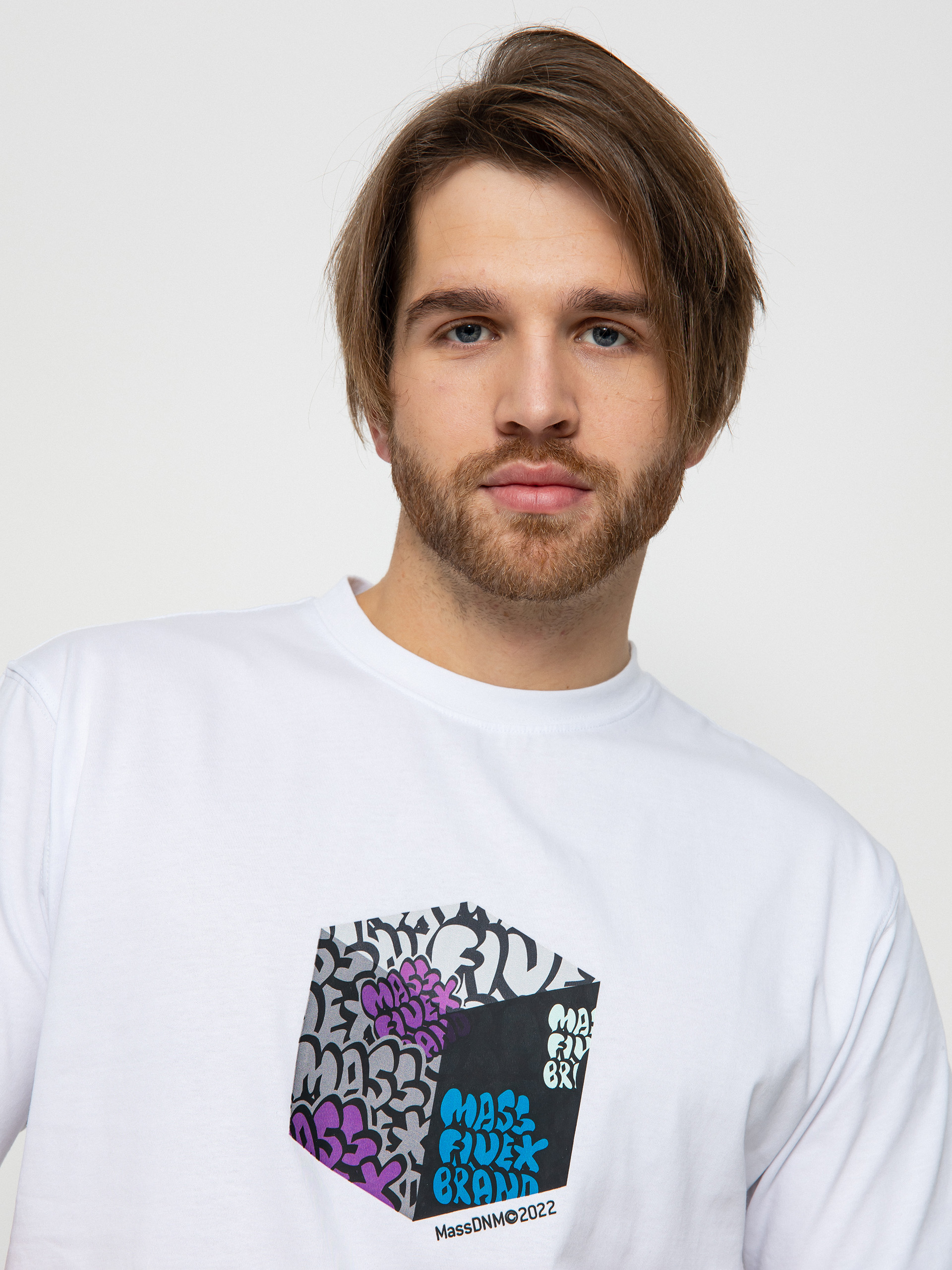 T-shirt MassDnm Cube (white)