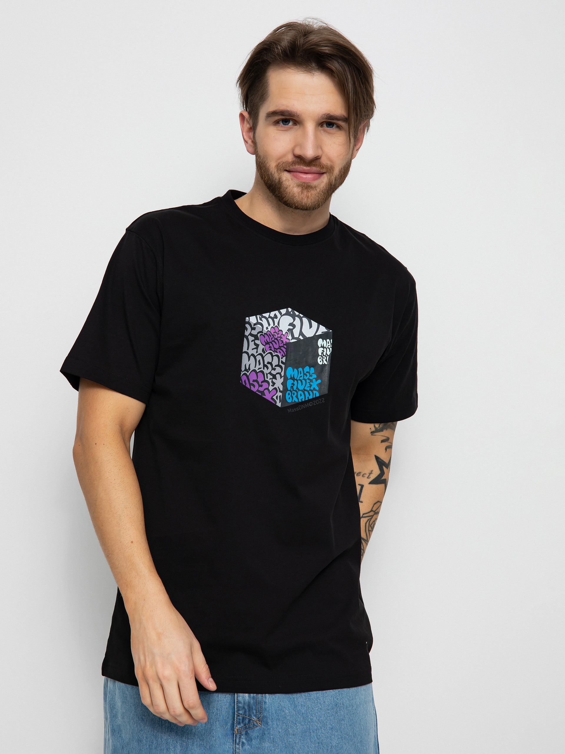 T-shirt MassDnm Cube (black)
