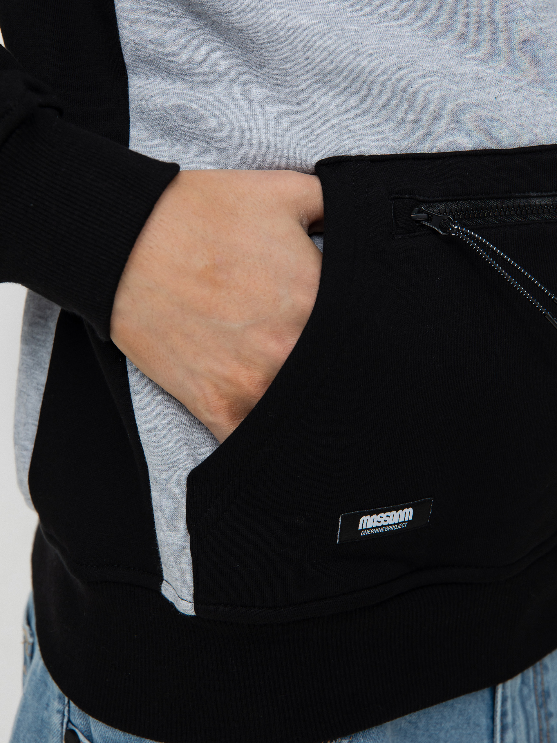 Bluza z kapturem MassDnm Berg HD (black/heather gray)
