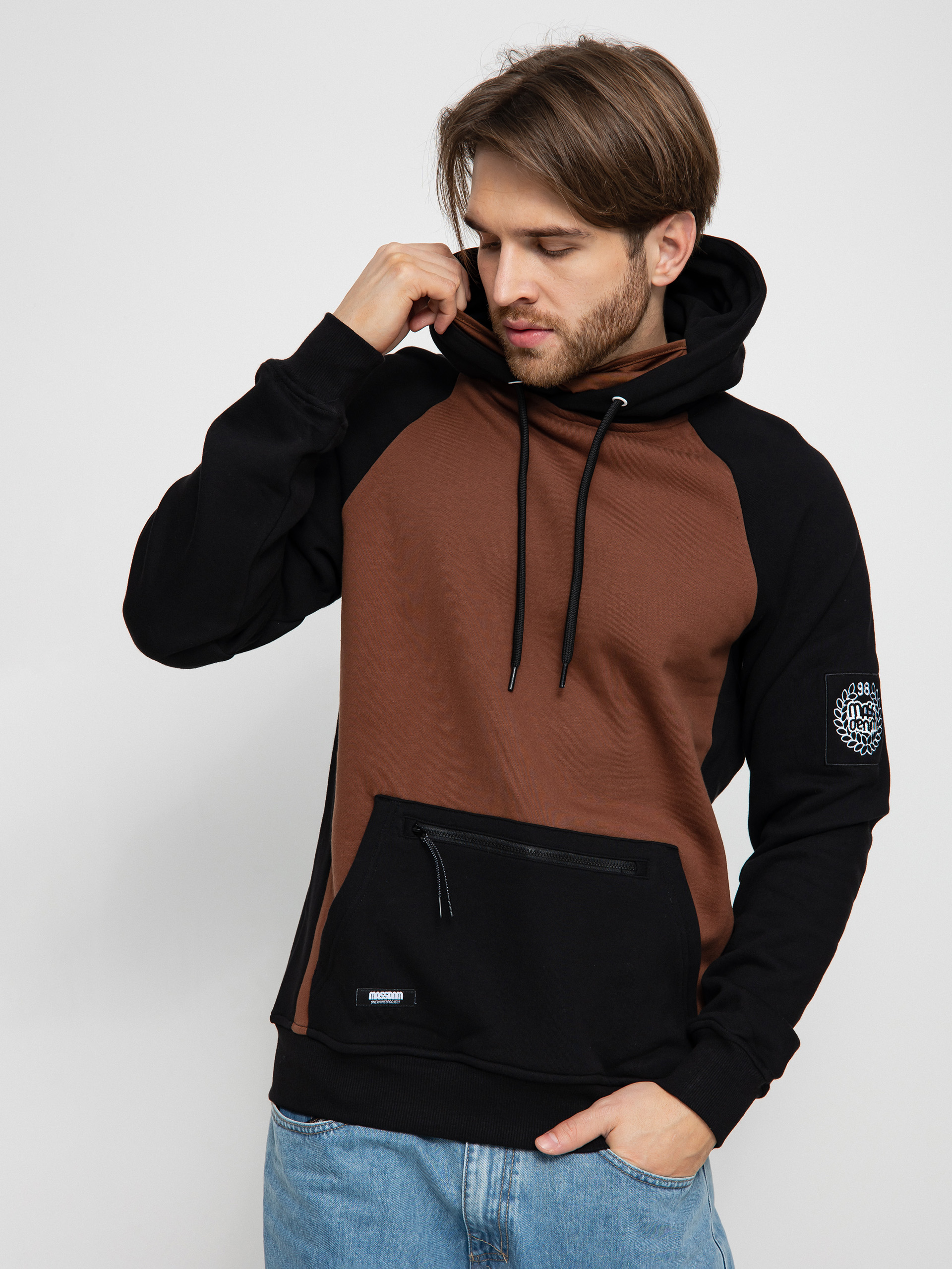 Bluza z kapturem MassDnm Berg HD (black/brown)