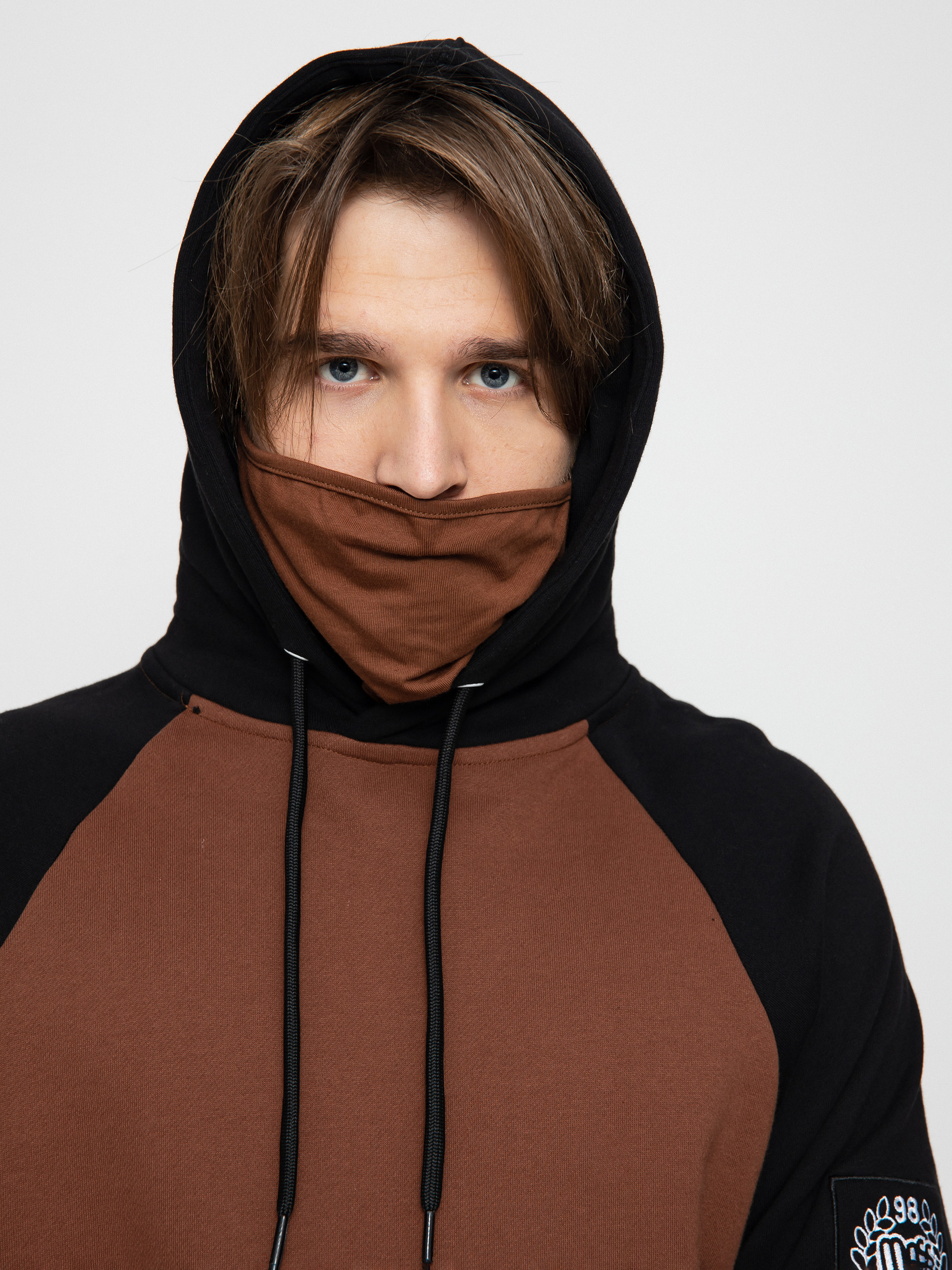 Bluza z kapturem MassDnm Berg HD (black/brown)