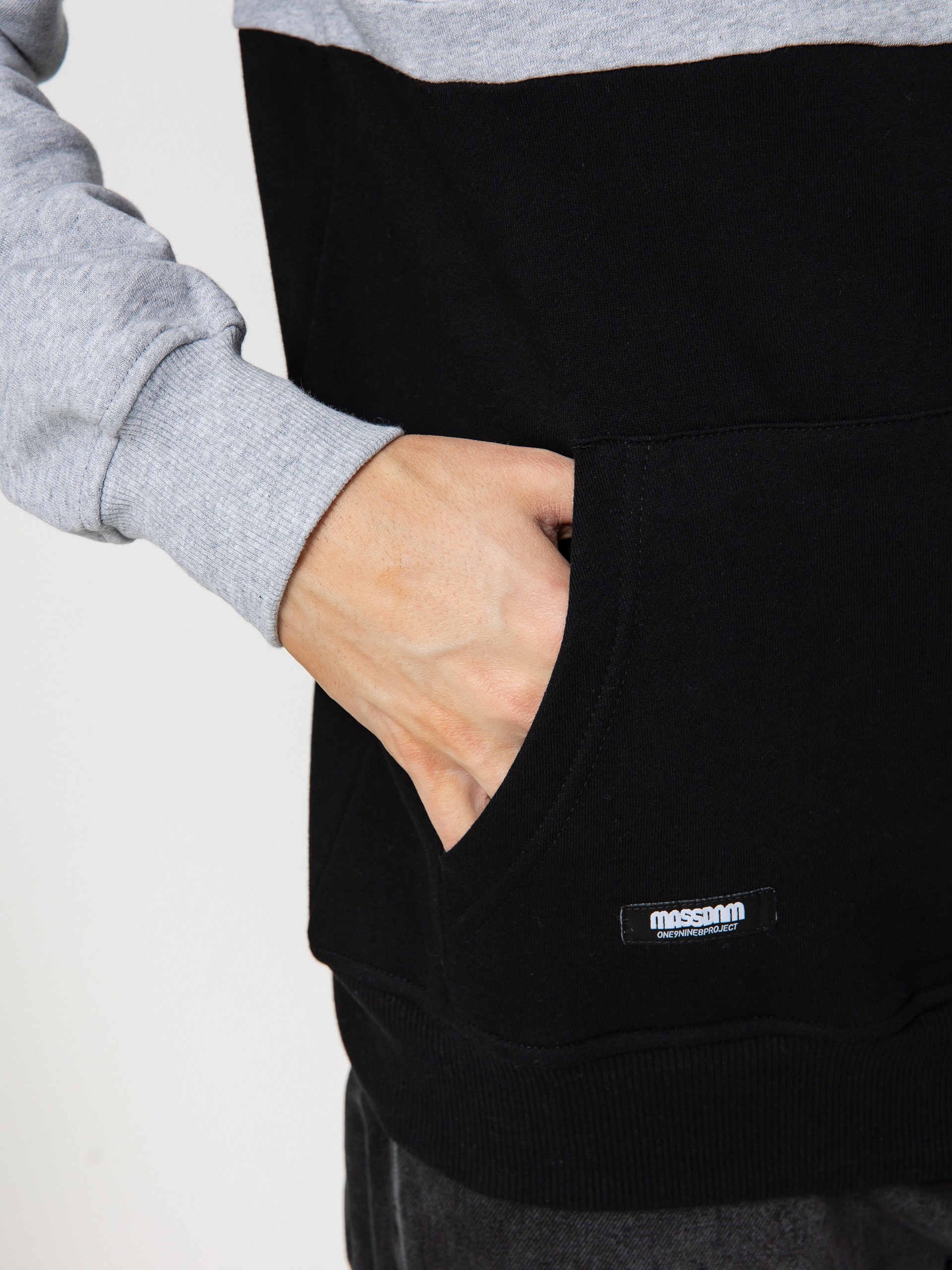 Bluza z kapturem MassDnm Cut HD (heather grey/black)