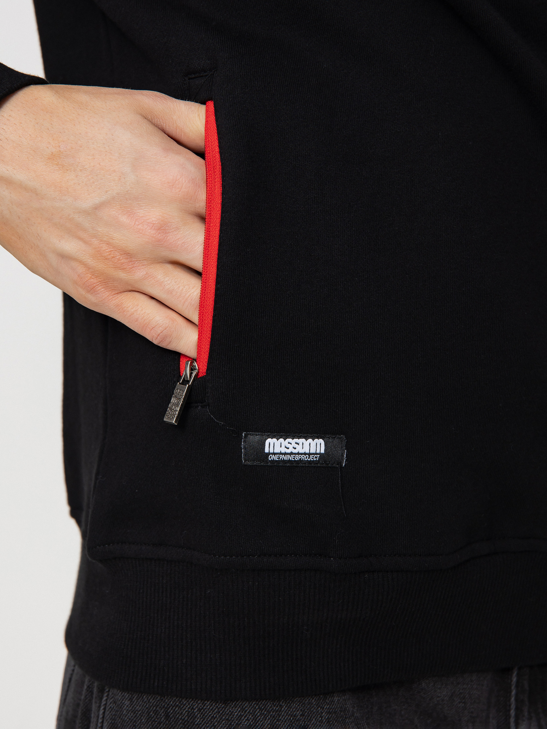 Bluza z kapturem MassDnm Poison HD (black)