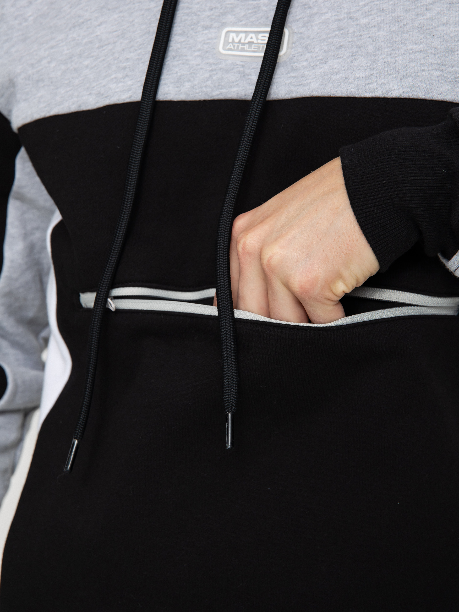 Bluza z kapturem MassDnm Yukon HD (heather grey)