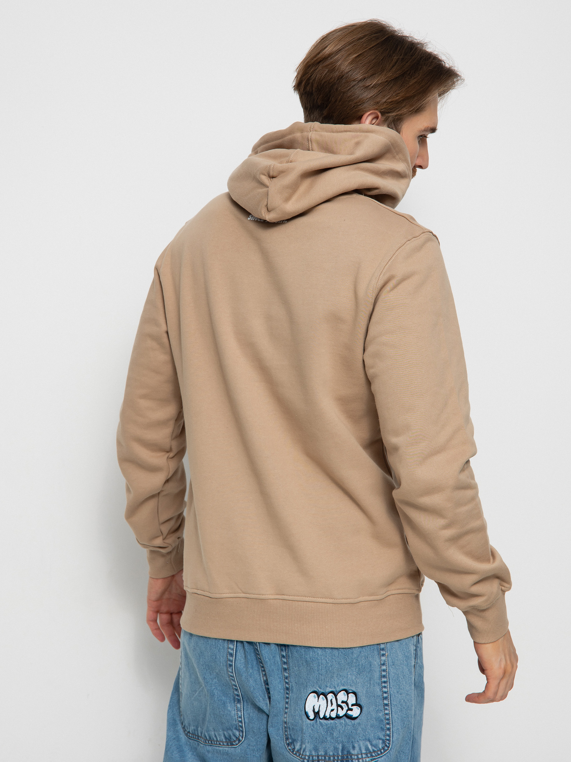 Bluza z kapturem MassDnm Base Medium Logo HD (beige)