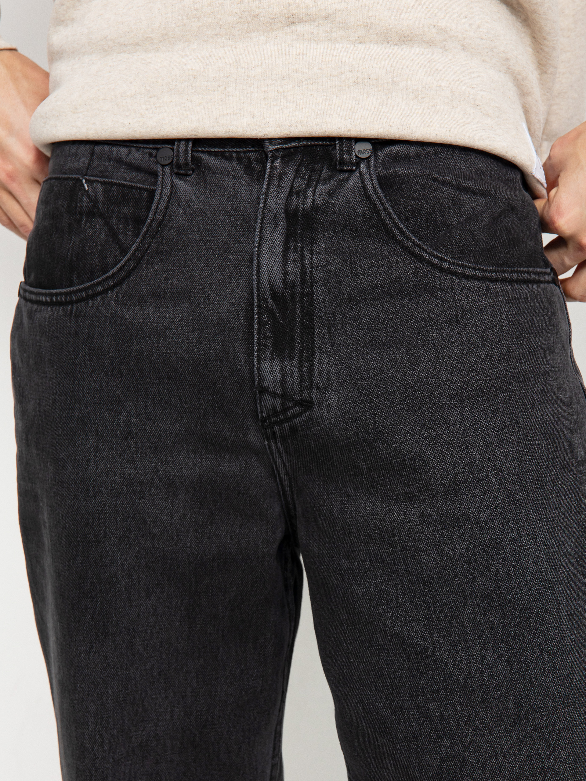 Spodnie MassDnm Ignite Jeans Baggi Fit (black washed)