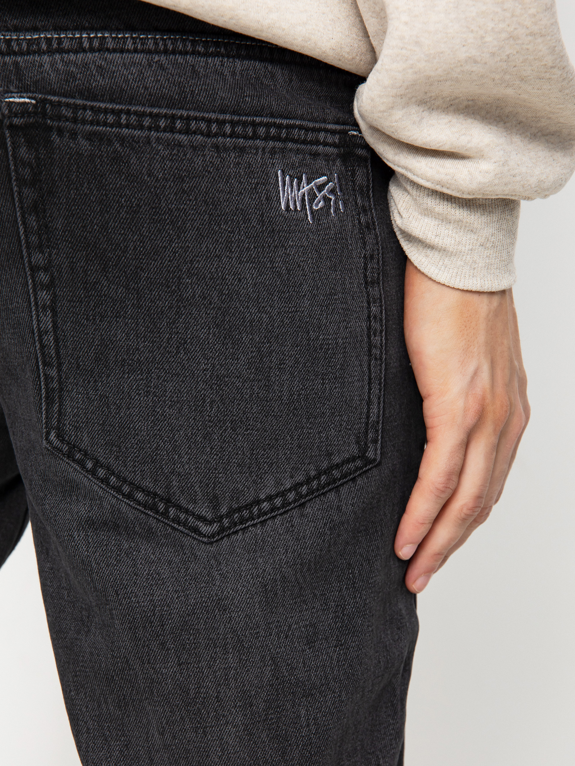 Spodnie MassDnm Signature 2.0 Jeans Tapered Fit (black washed)