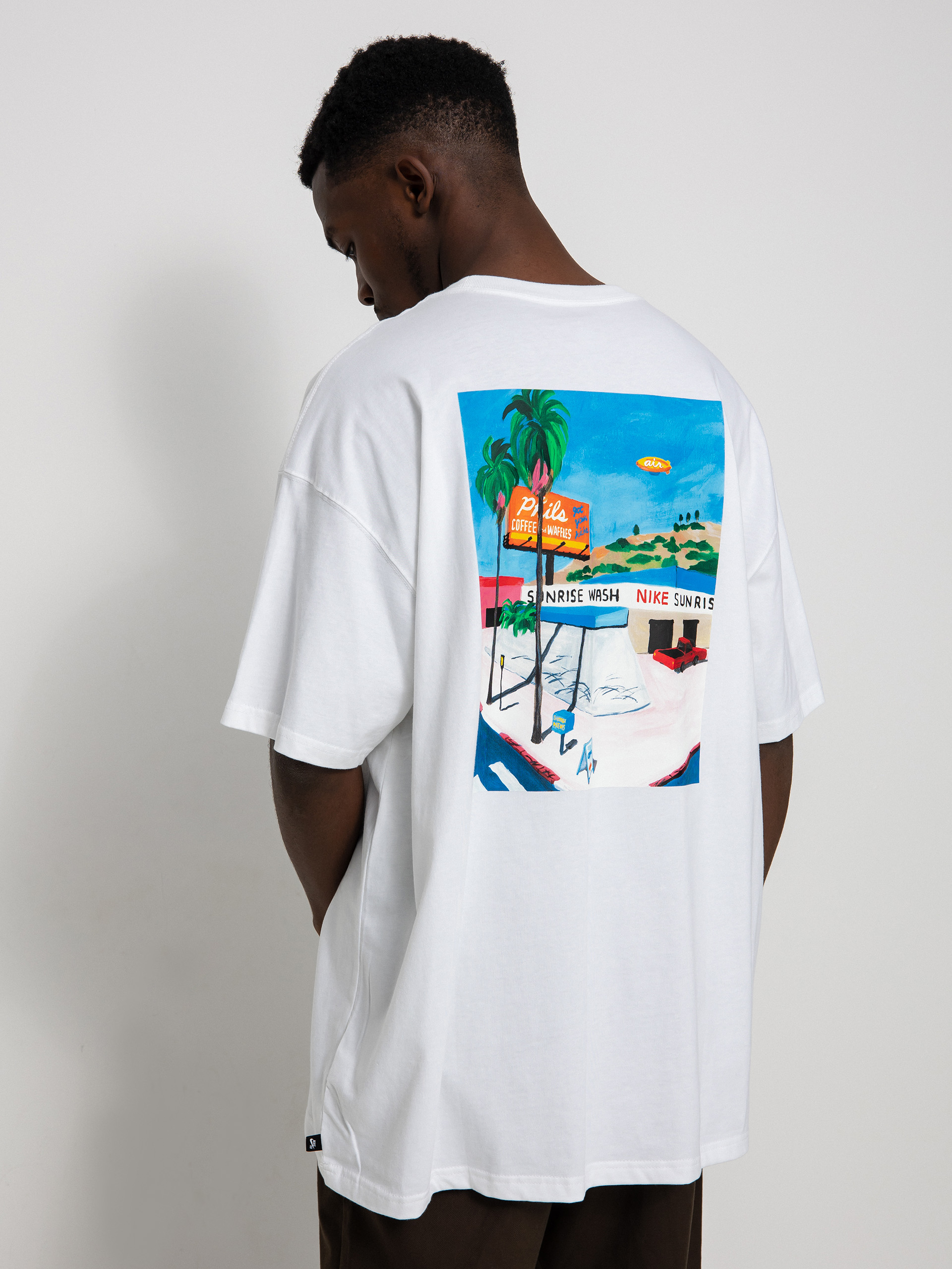 T-shirt Nike SB Carwash (white)