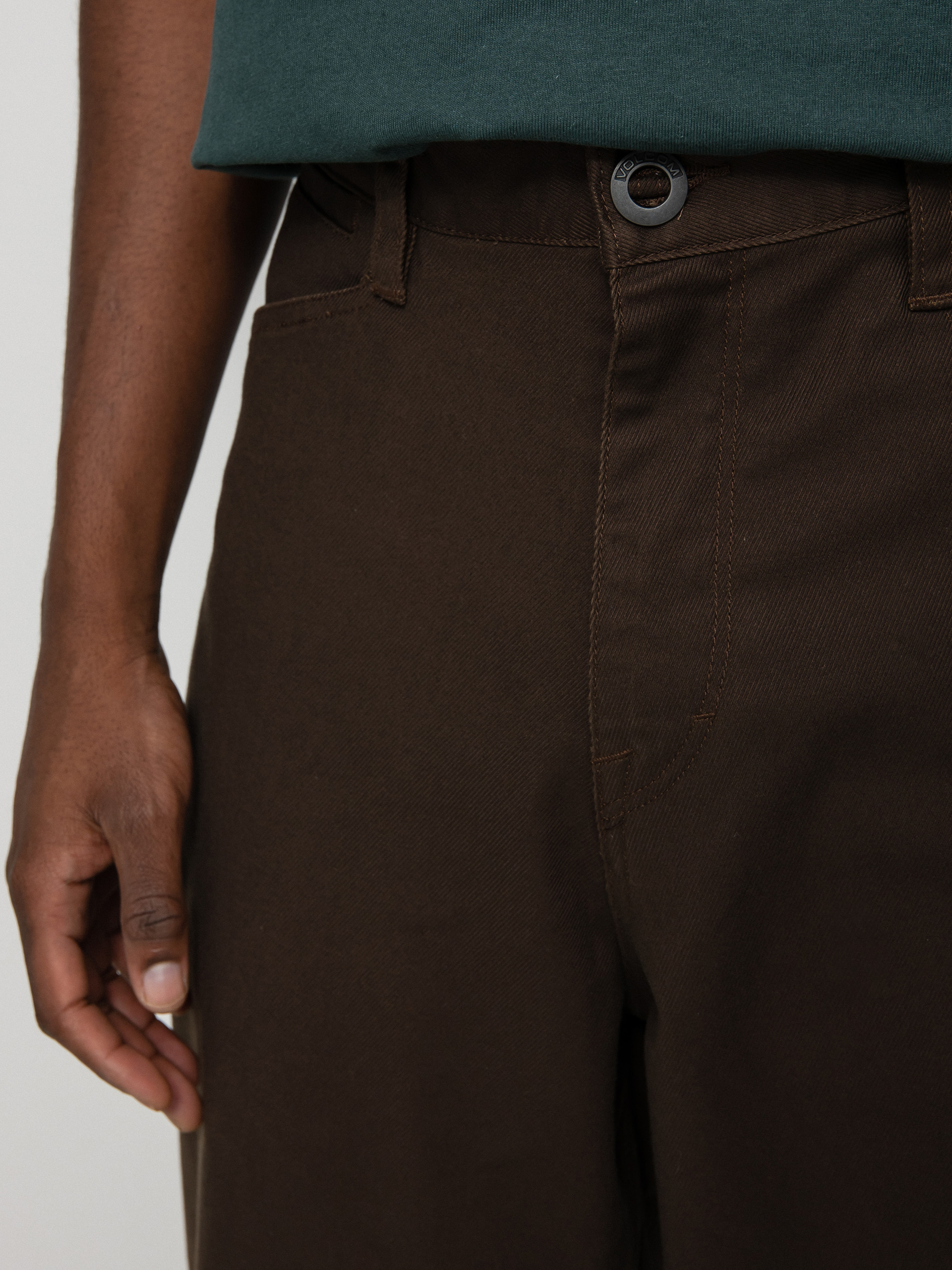 Spodnie Volcom Skate Vitals Cj Collins (dark brown)