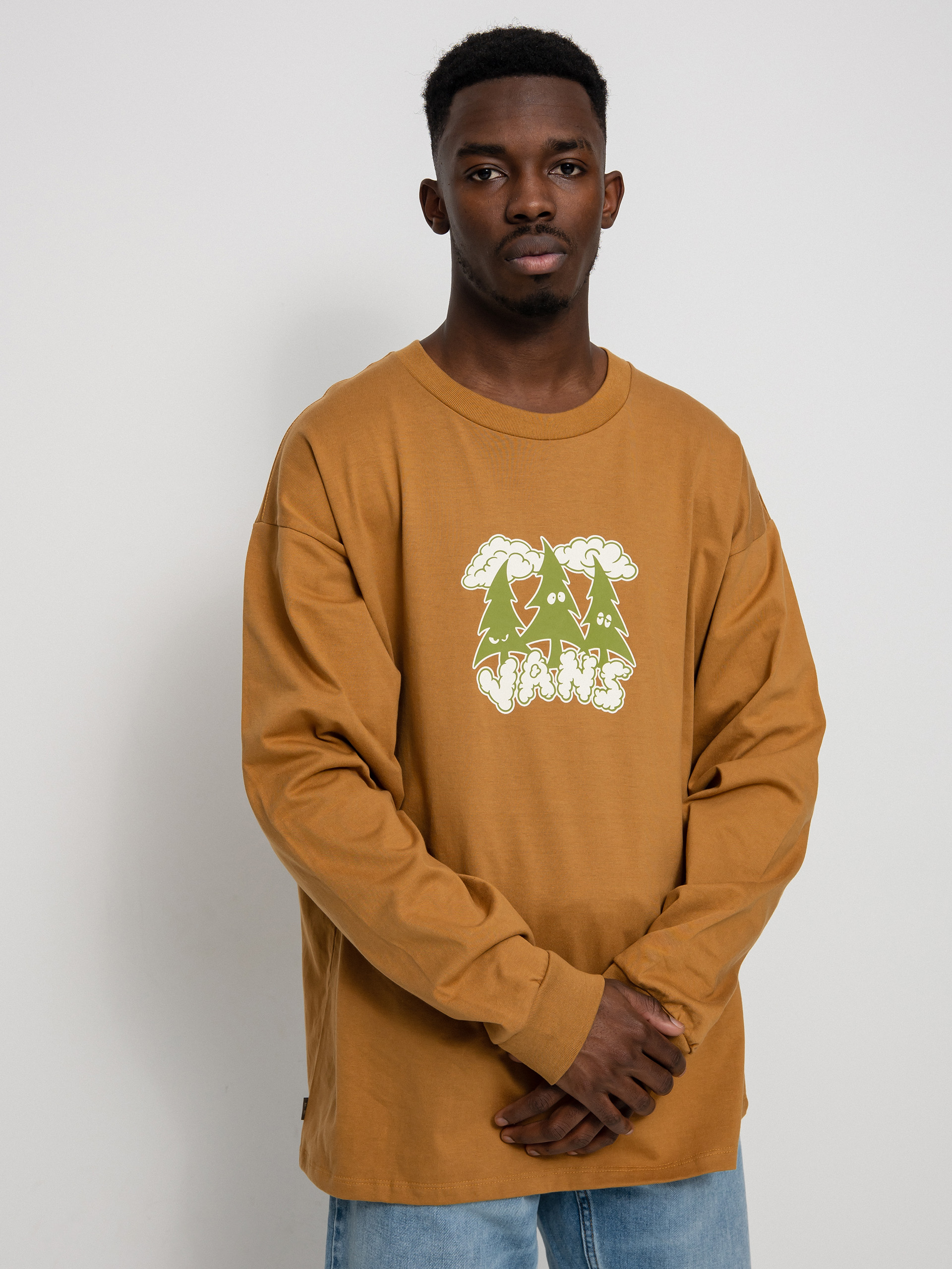 Longsleeve Vans Off The Wall Skate Classics (bone brown)