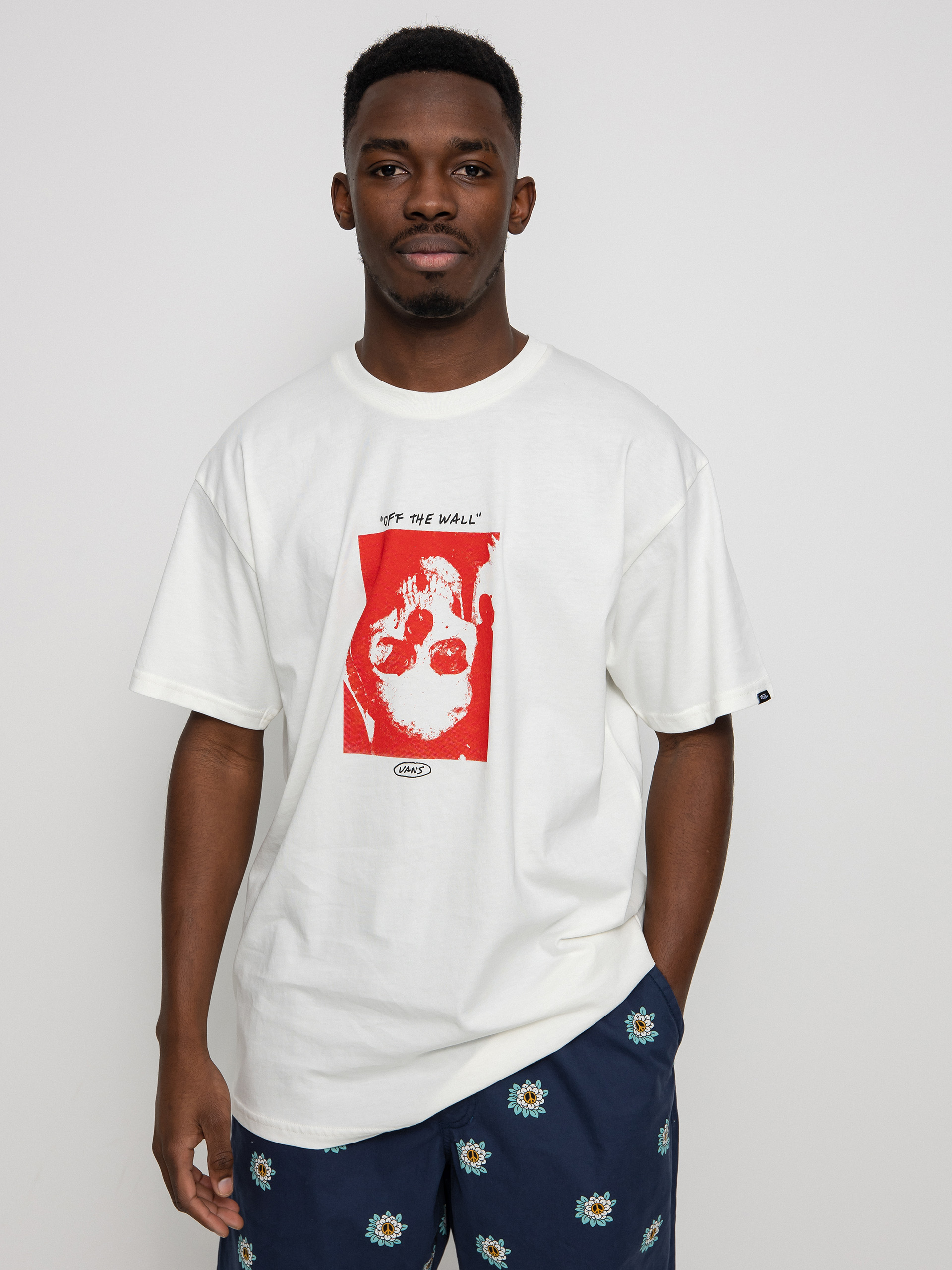 T-shirt Vans Boxed Skull (antique white)