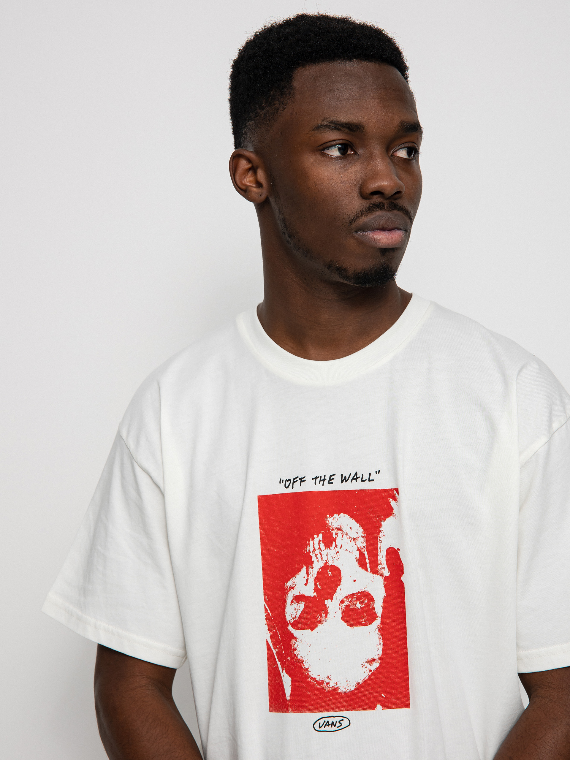 T-shirt Vans Boxed Skull (antique white)