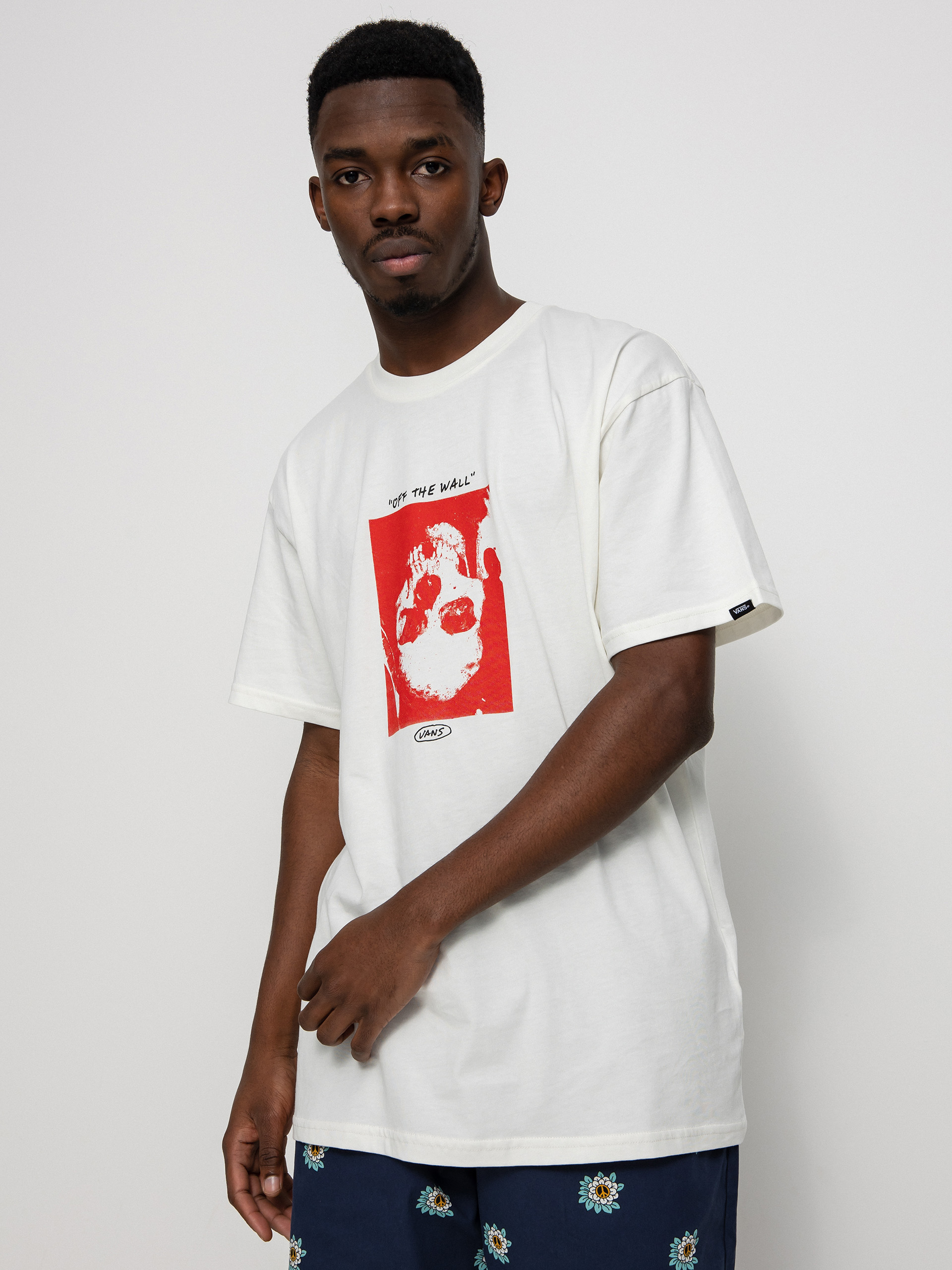 T-shirt Vans Boxed Skull (antique white)