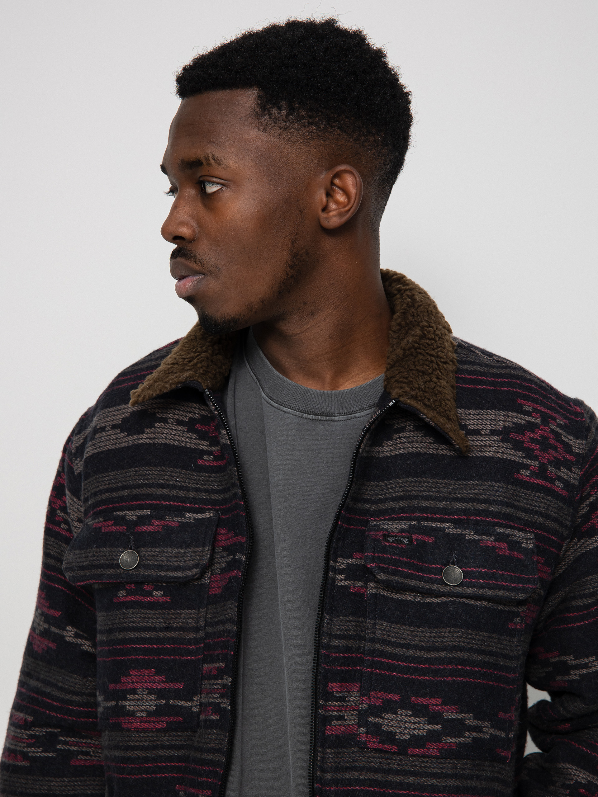 Kurtka Billabong Barlow Sherpa Cord (navy)