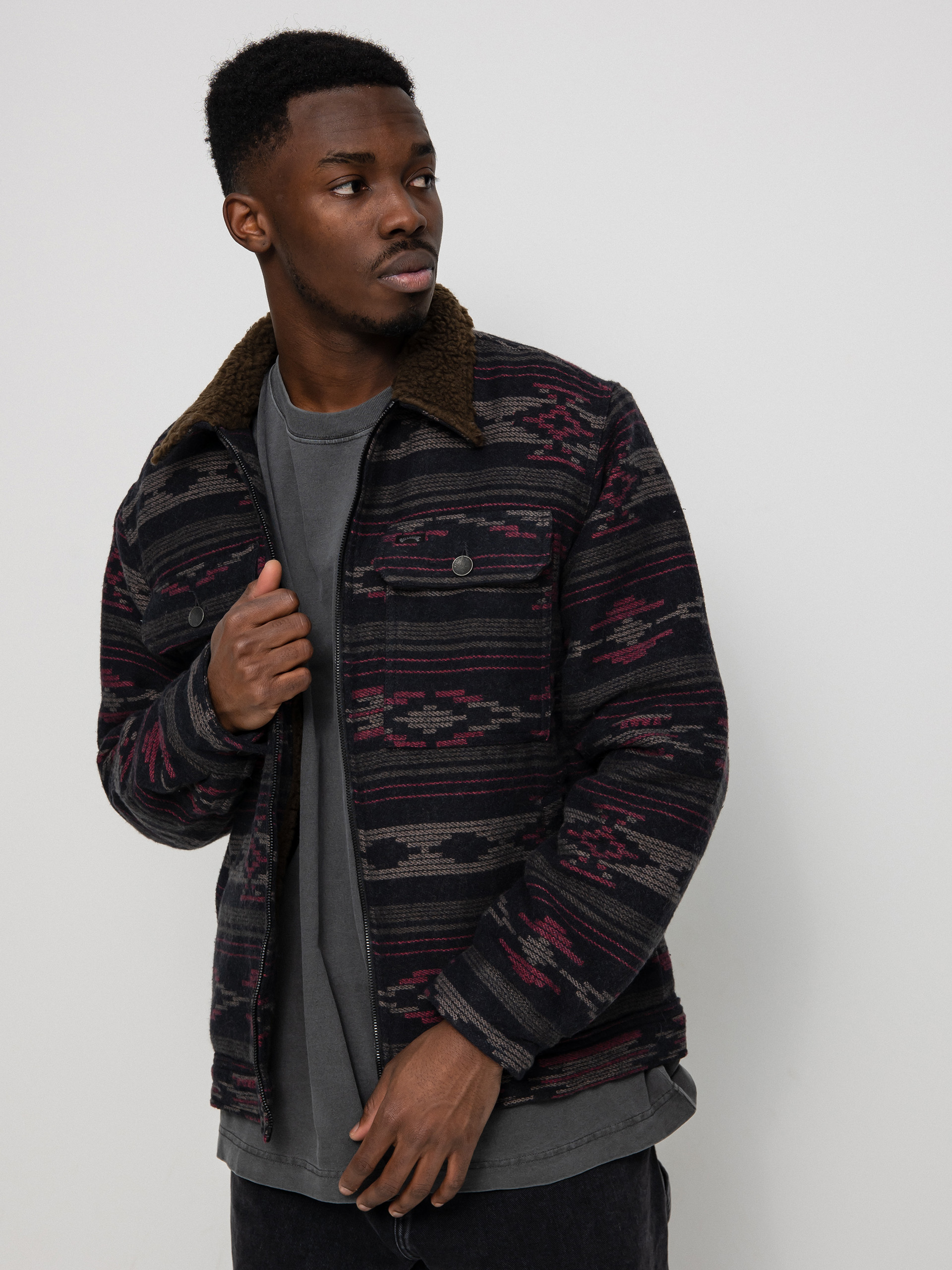 Kurtka Billabong Barlow Sherpa Cord (navy)