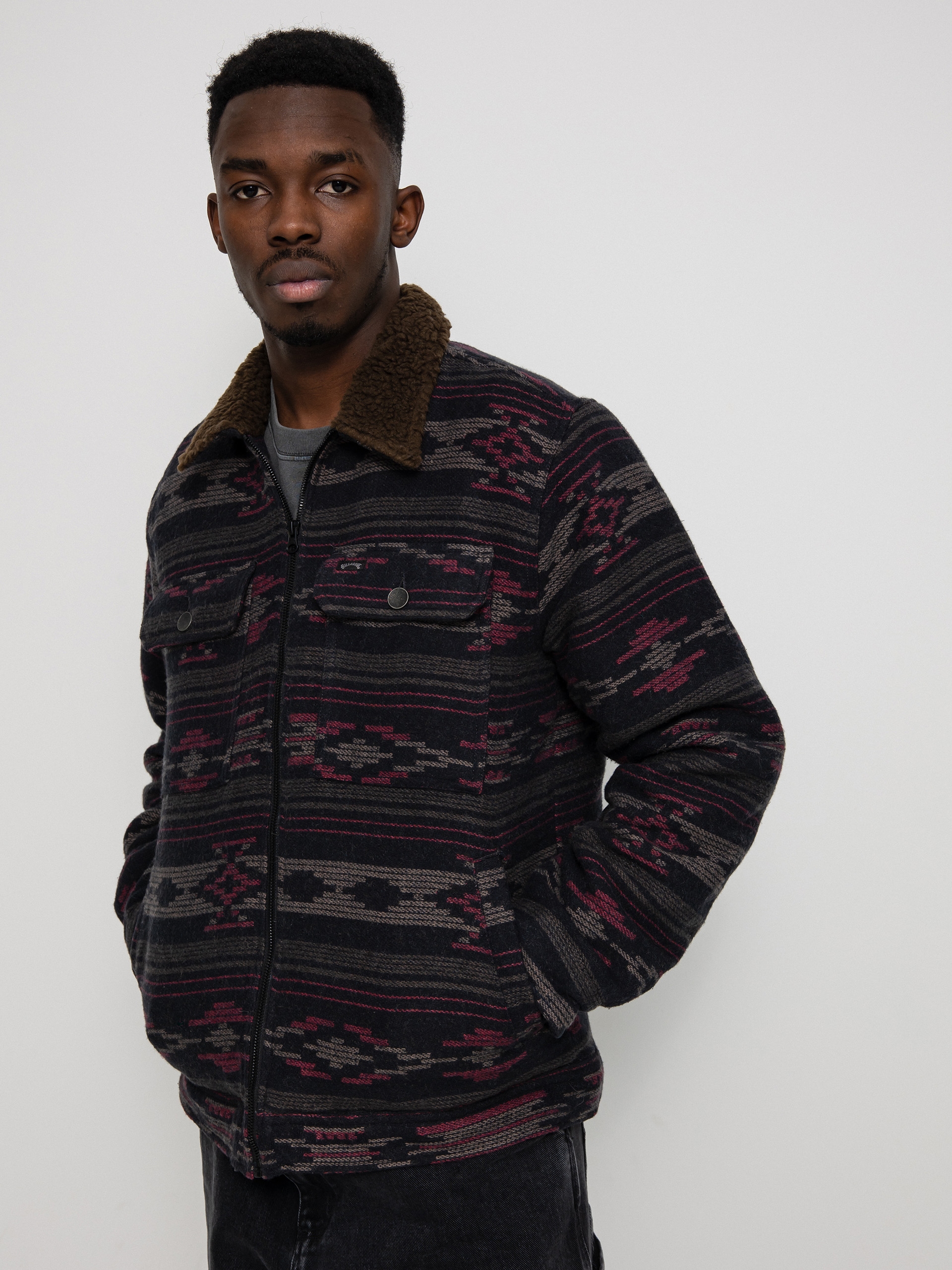 Kurtka Billabong Barlow Sherpa Cord (navy)